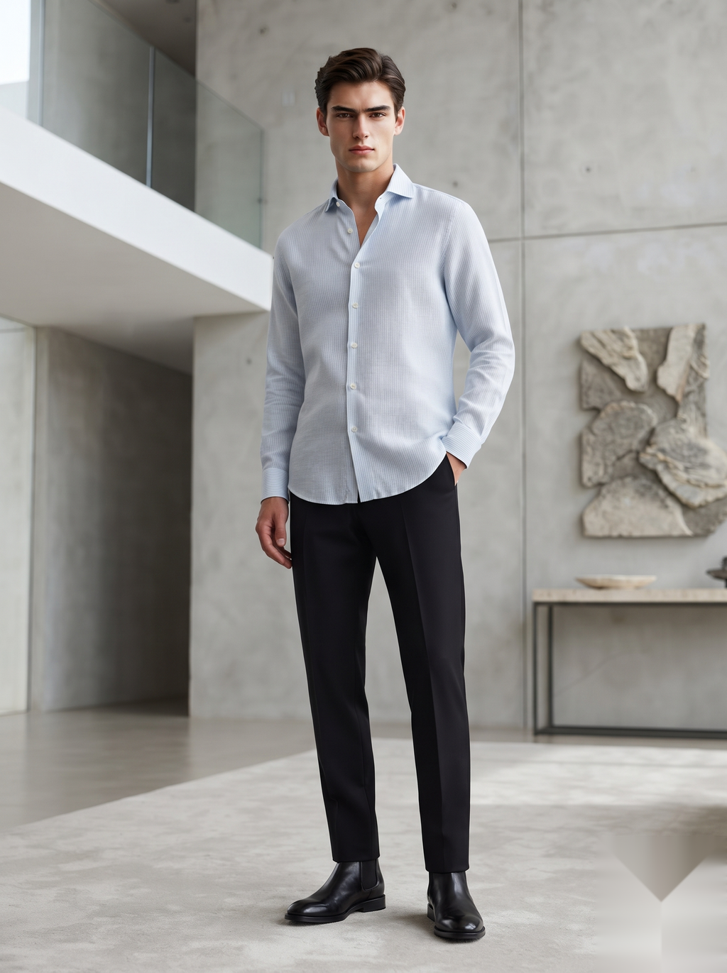 Linen Stripes Shirt