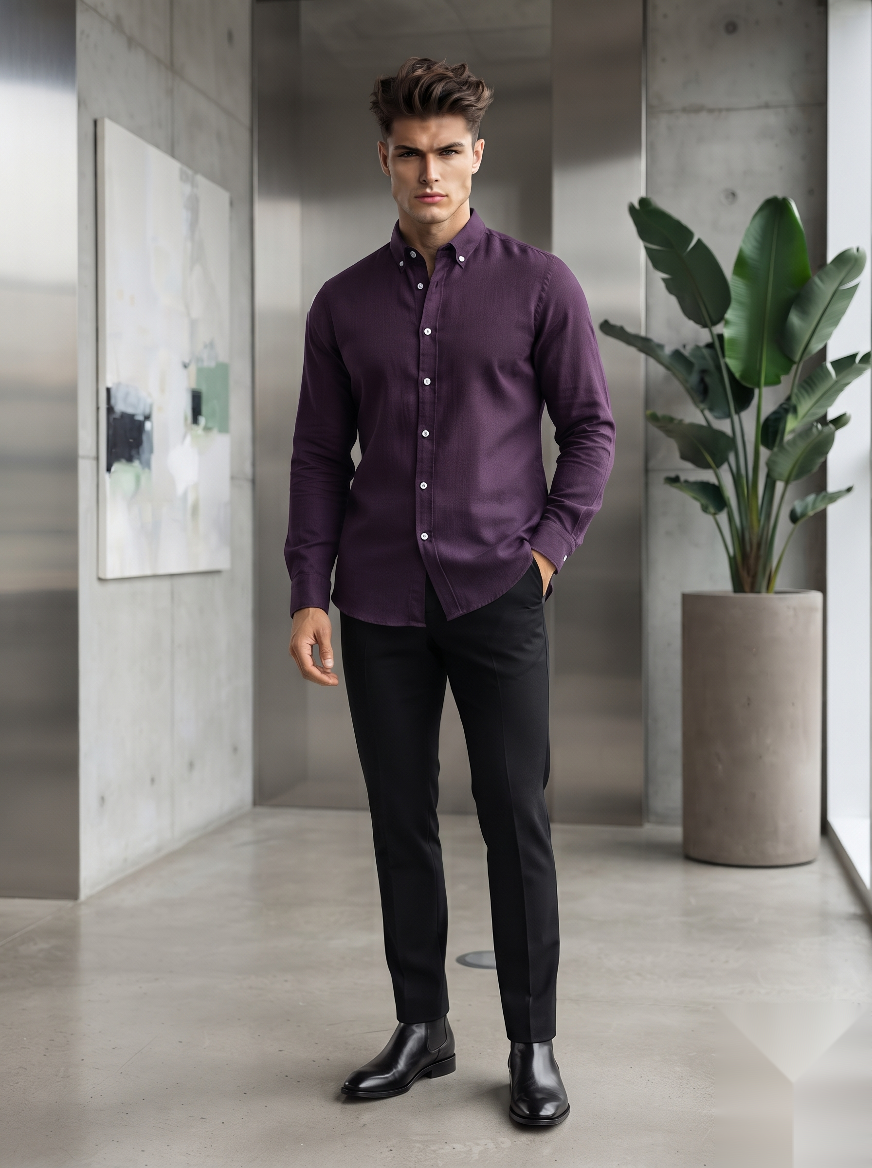 Elbow-Patch Shirts
