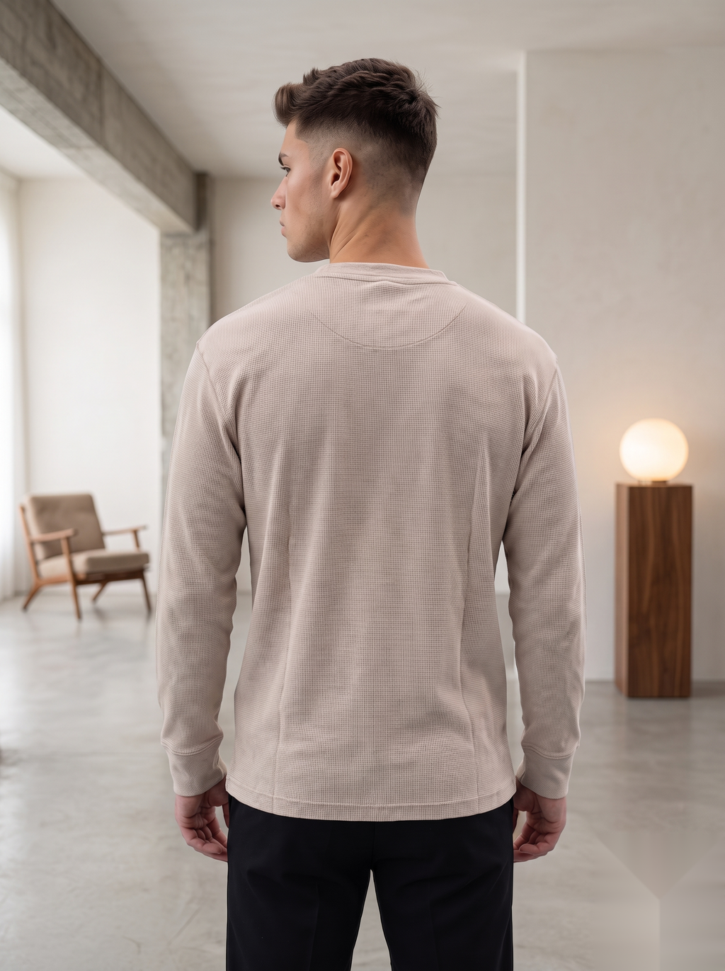 Henley Collar T-shirt