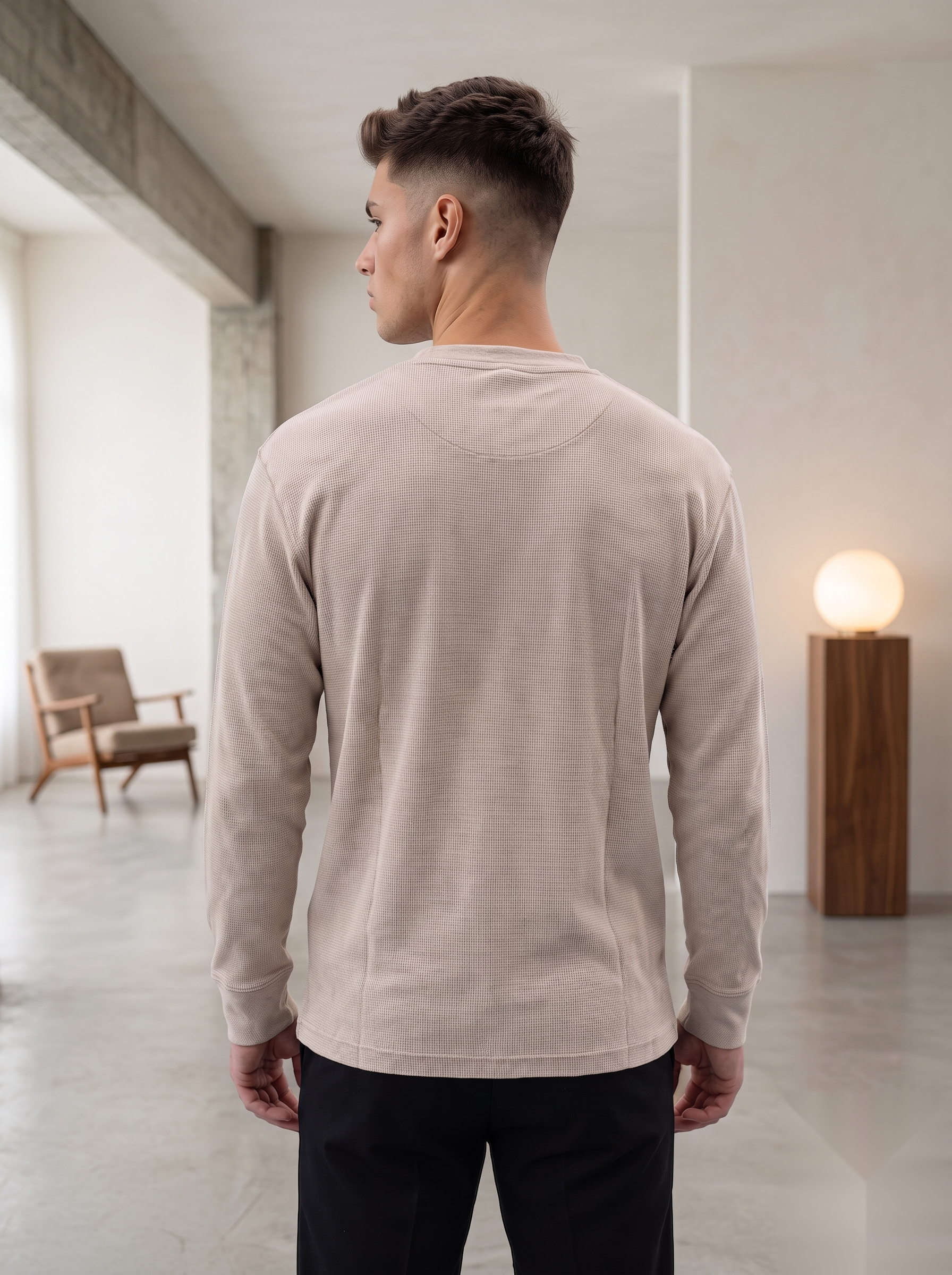 Henley Collar T-shirt