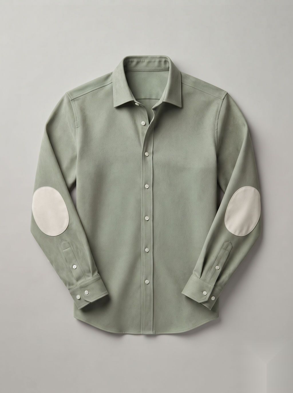 Suede Elbow Patch Shirts