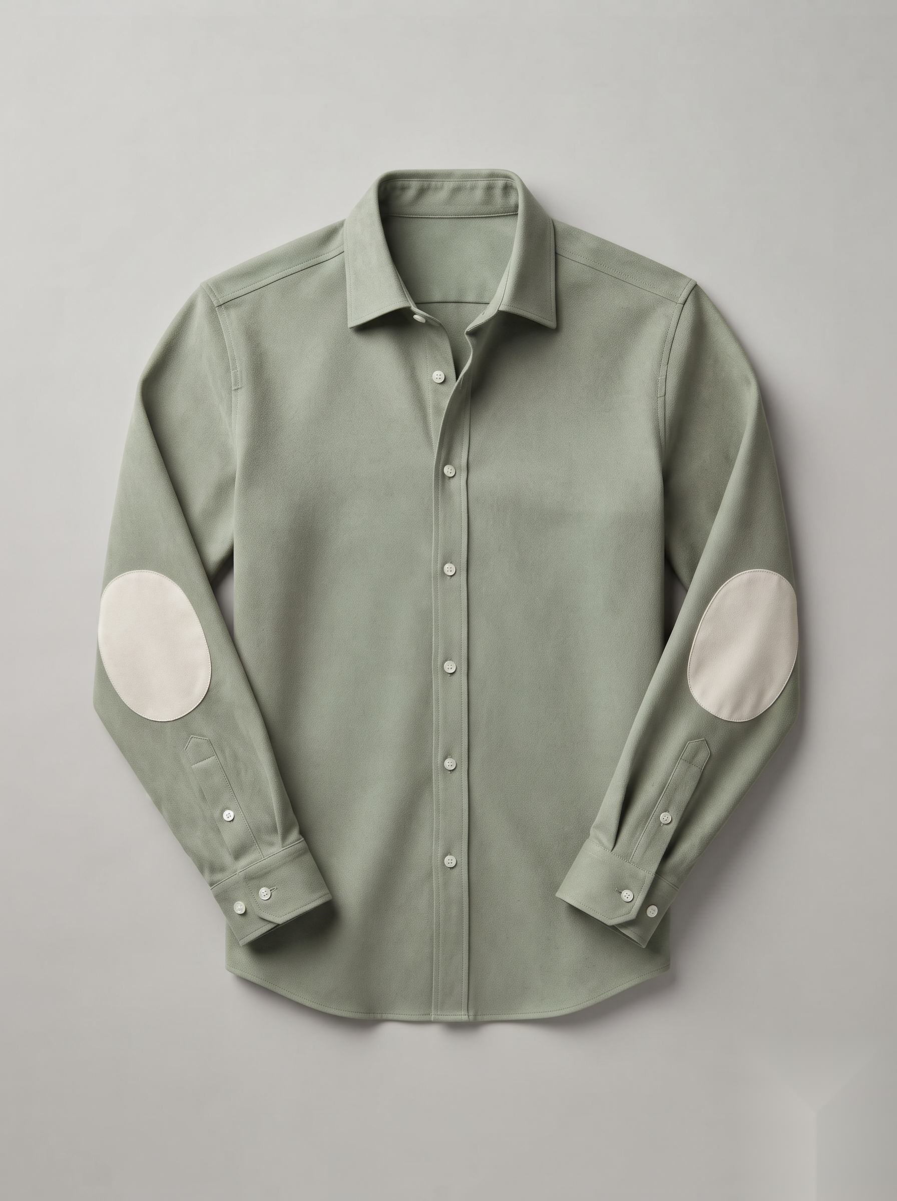 Suede Elbow Patch Shirts
