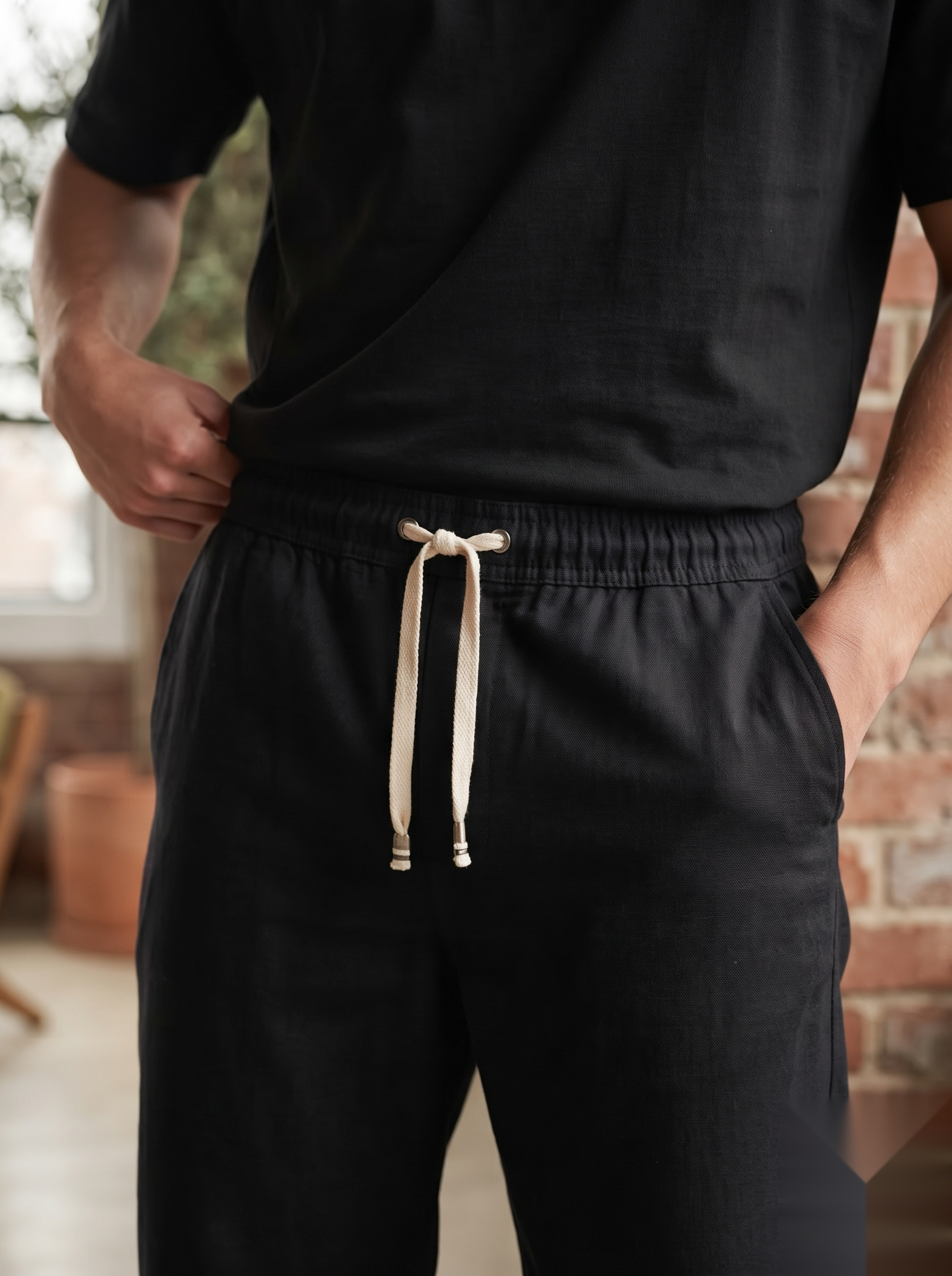 Loose fit-Linen Pant