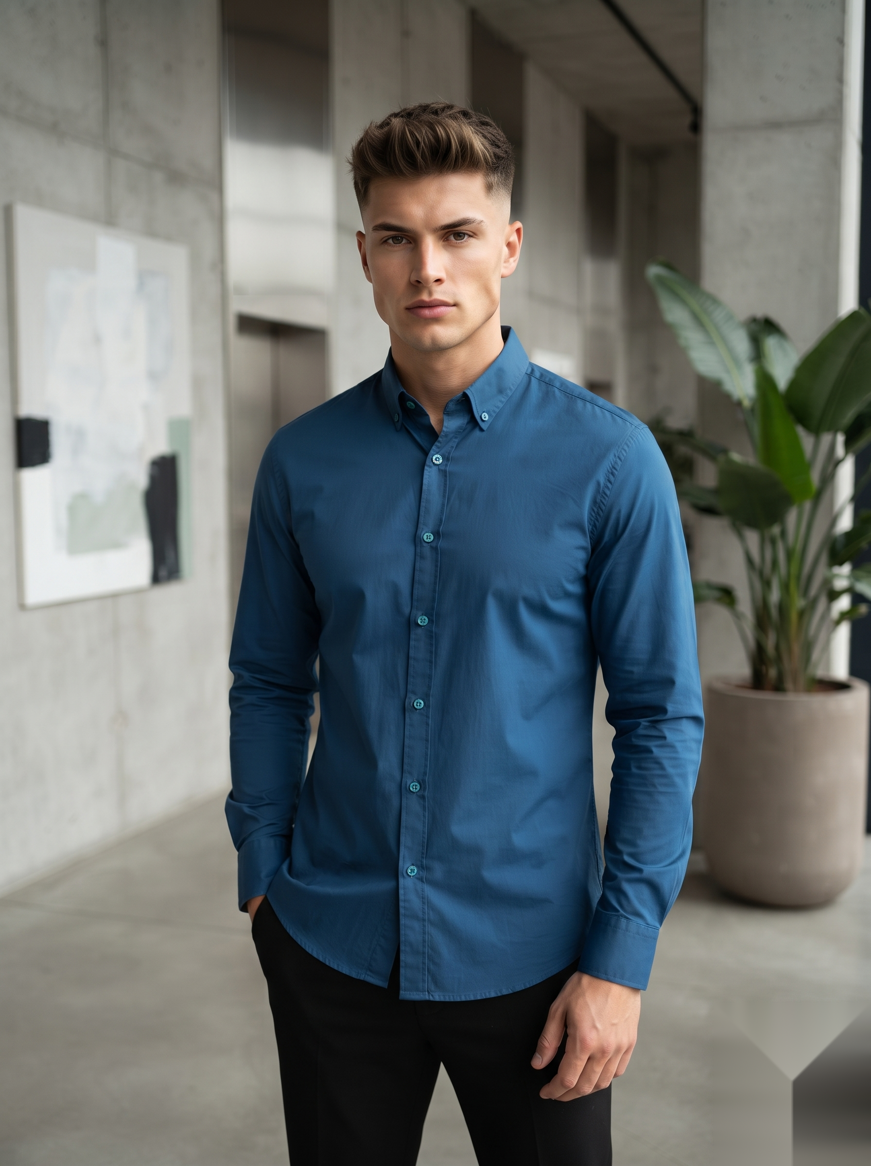 Elbow-Patch Shirts