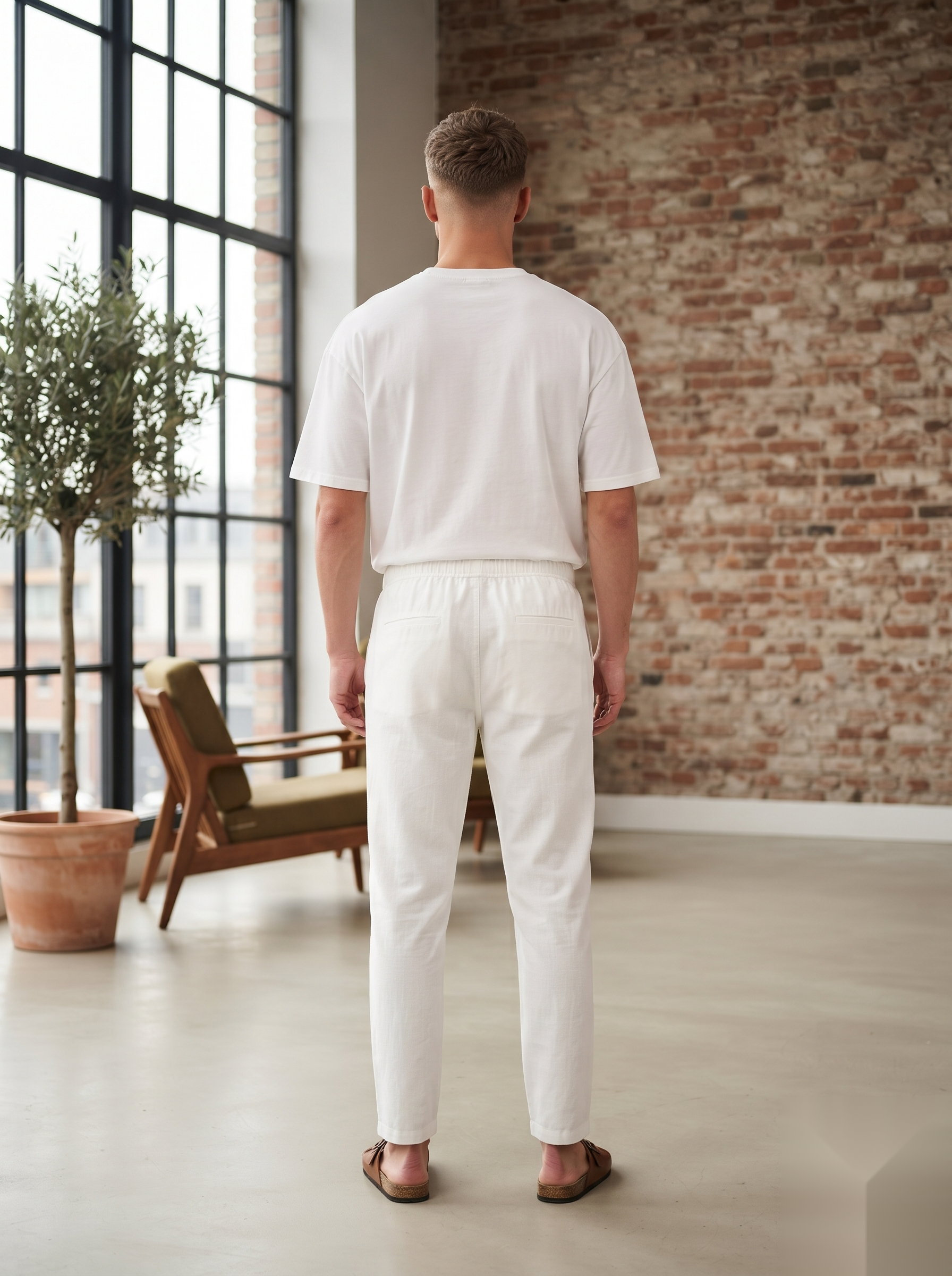 Drawstring - Linen Pant