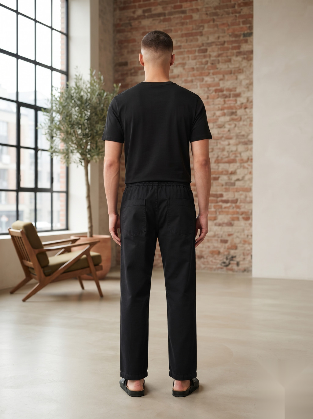 Loose fit-Linen Pant