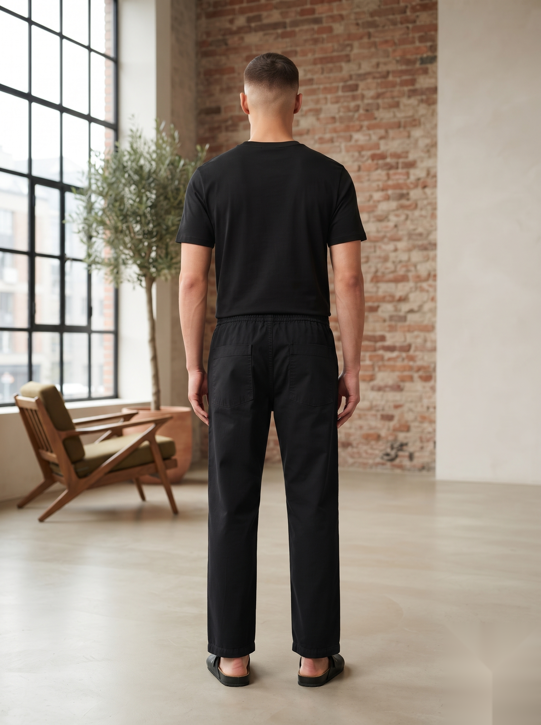 Loose fit-Linen Pant