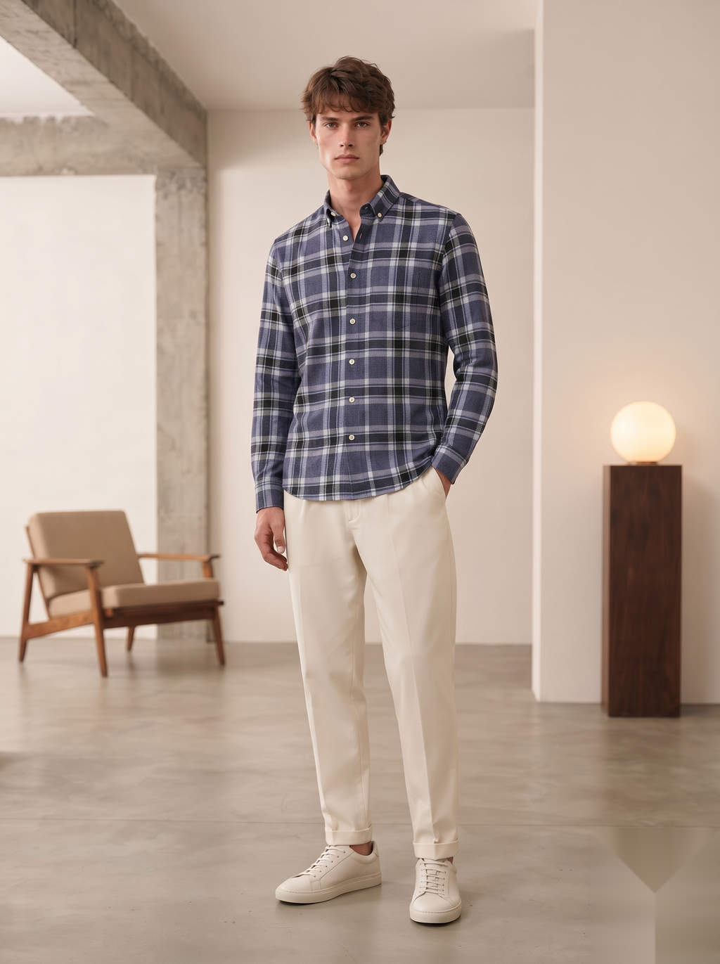 Brushed Checked Shirts