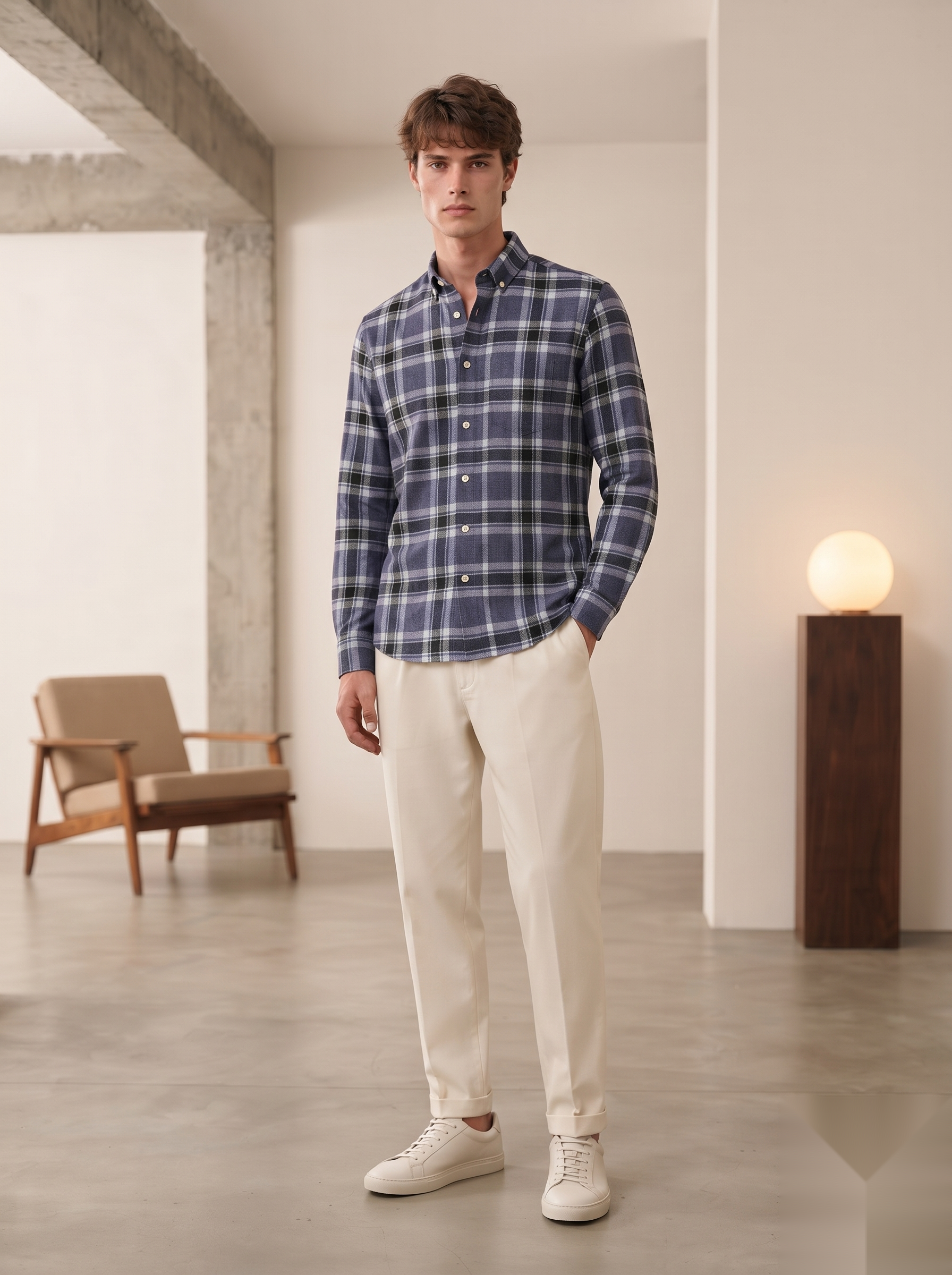Brushed Checked Shirts