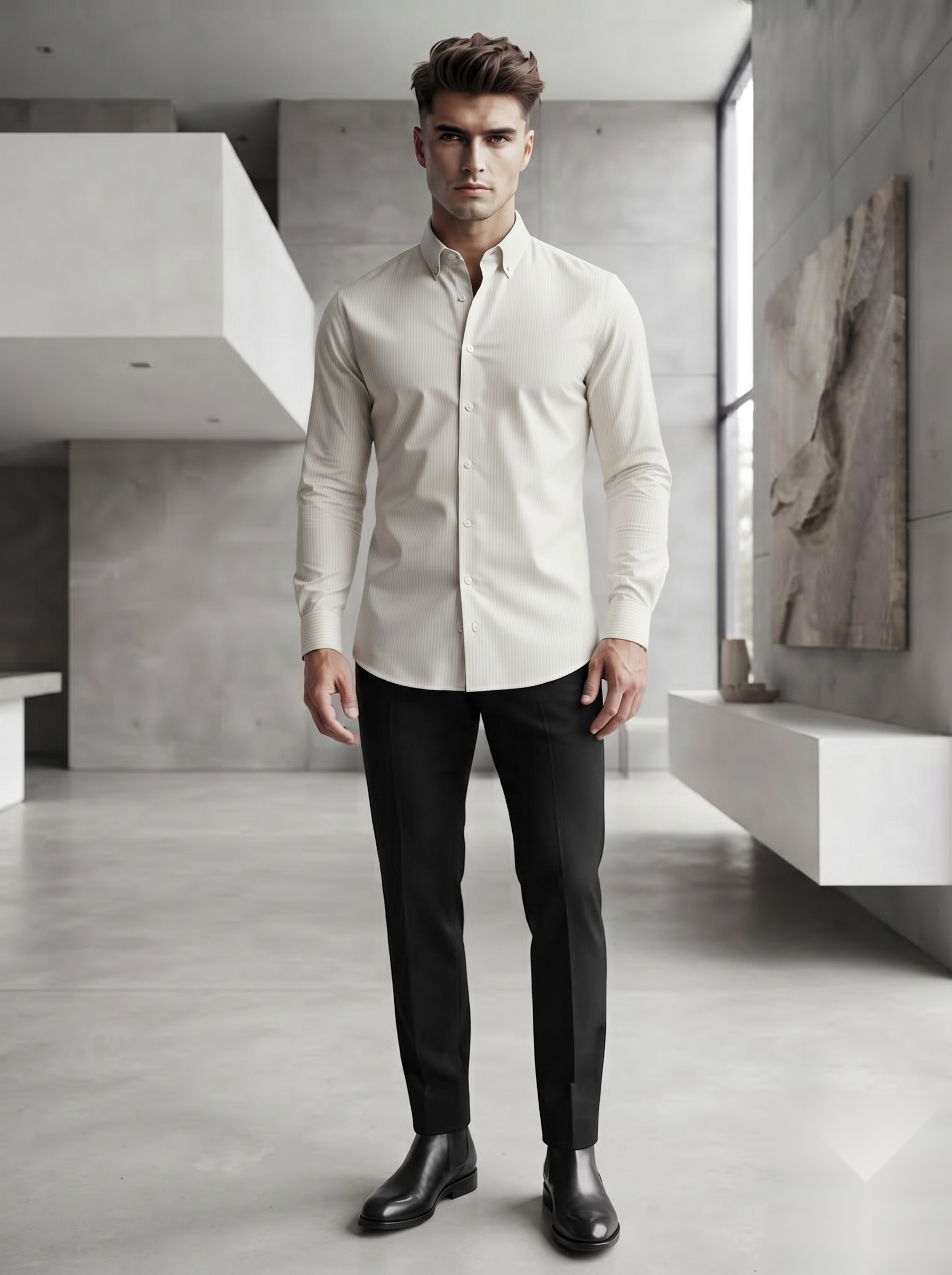 Linen Stripes Shirt