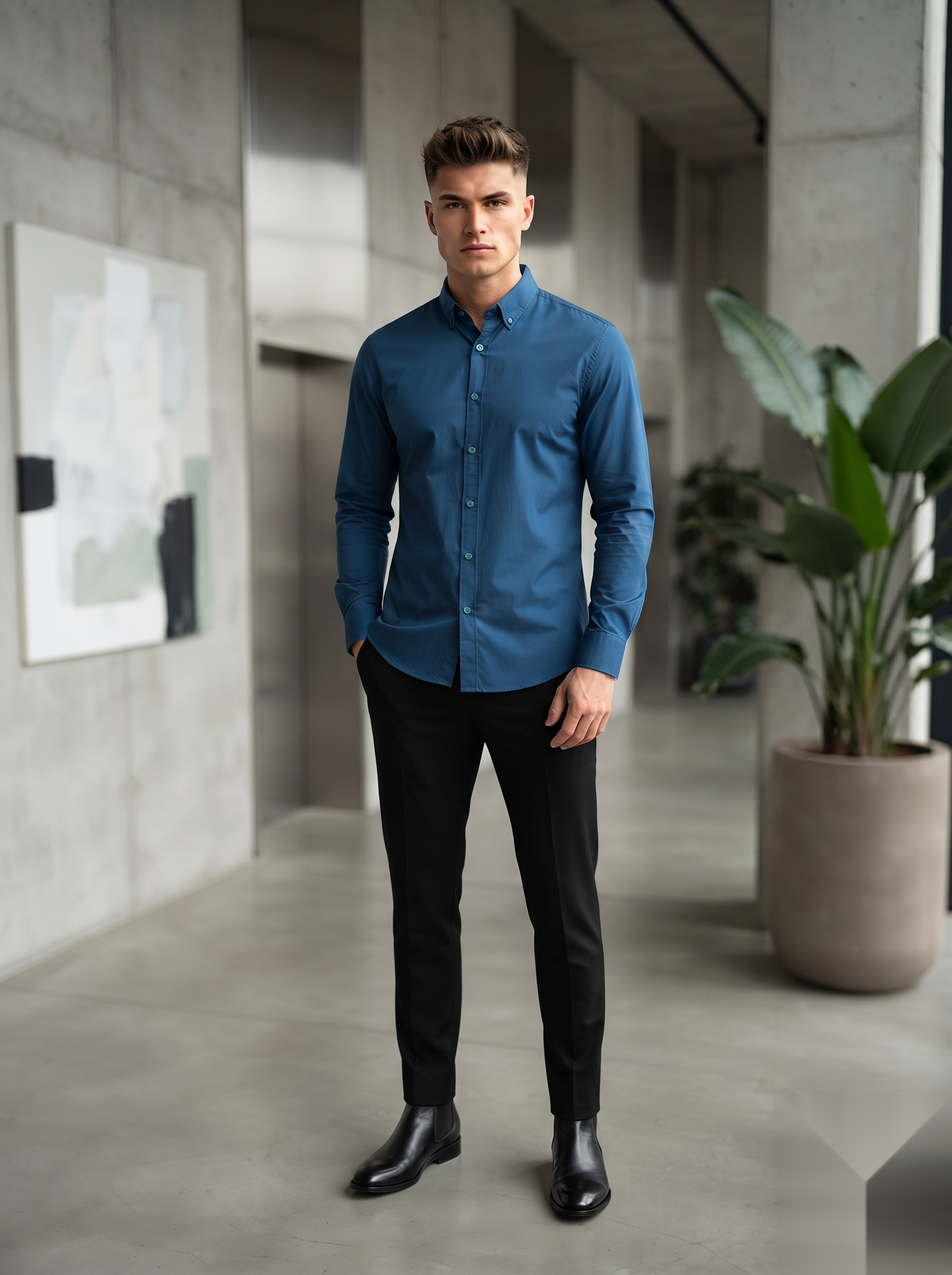 Elbow-Patch Shirts