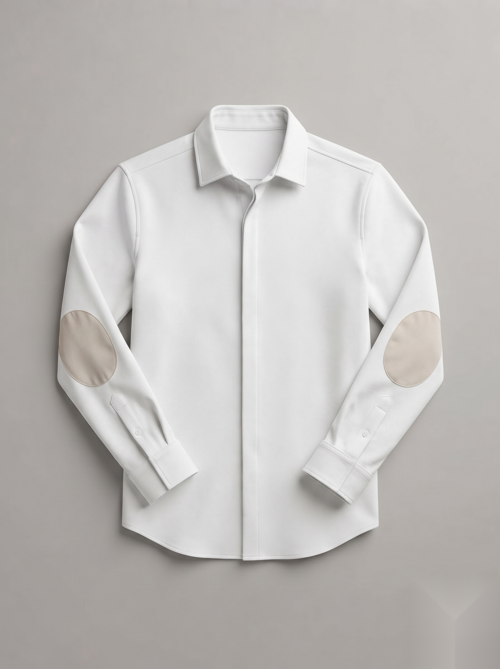 Suede Elbow Patch Shirts