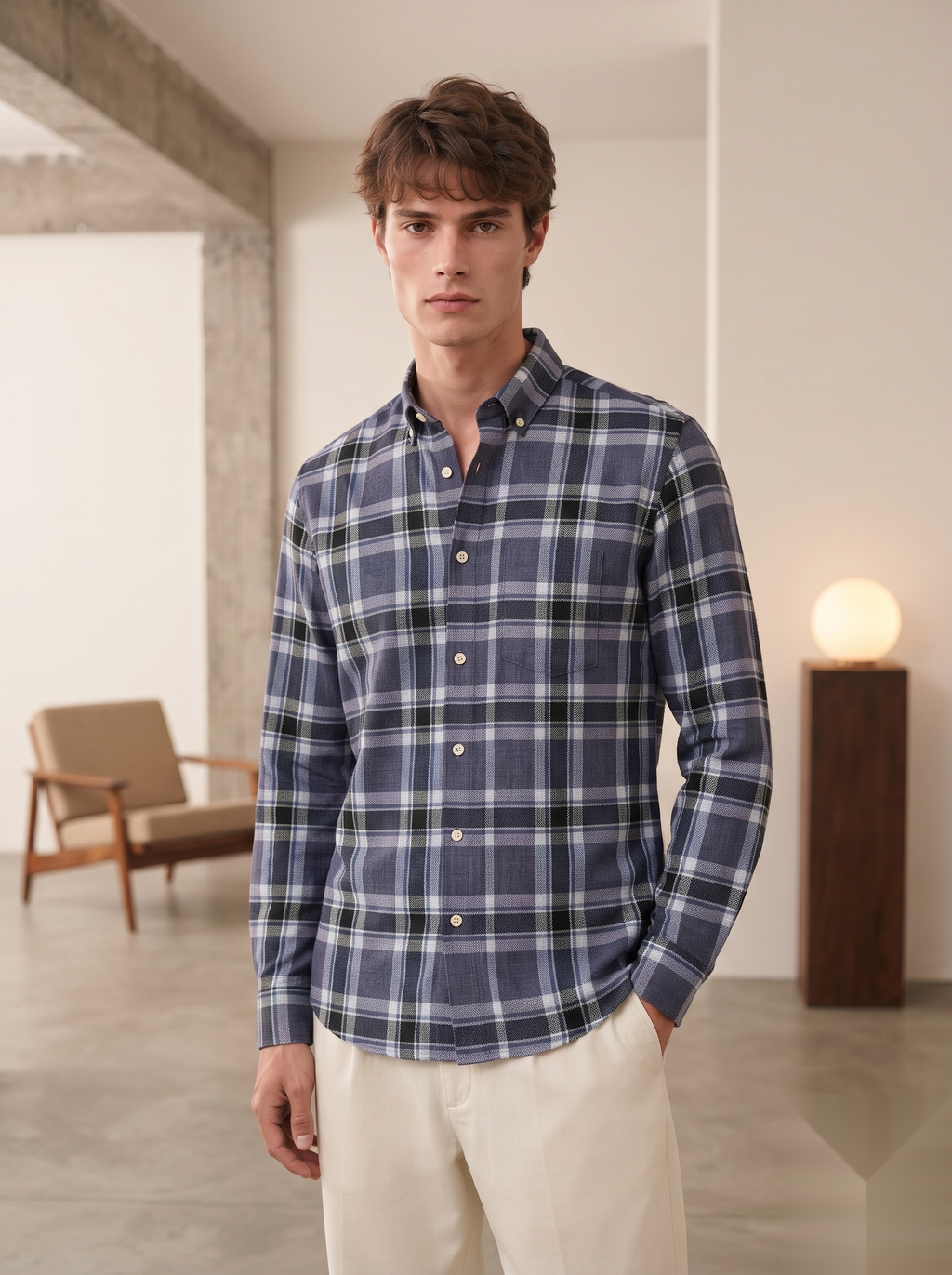 Brushed Checked Shirts