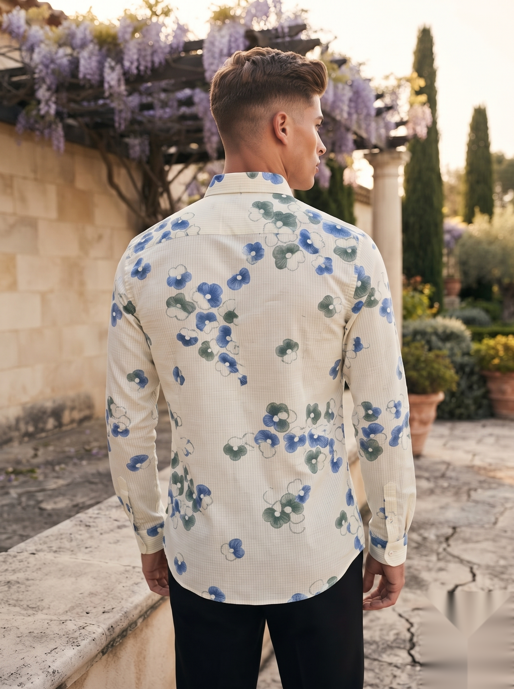 Printed Linen Shirt