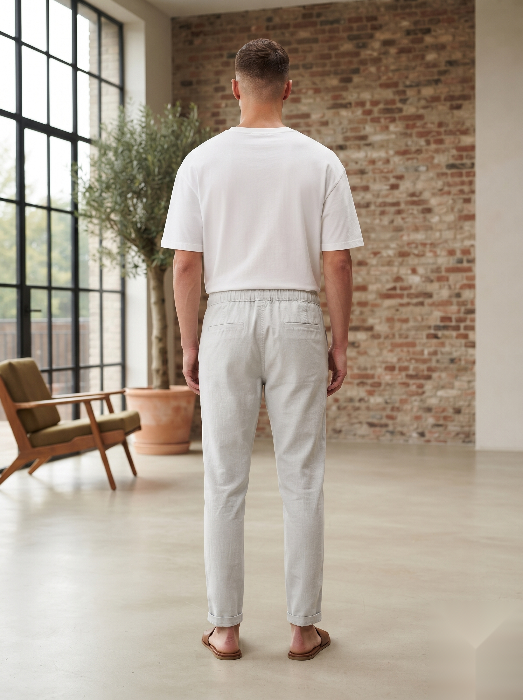 Drawstring - Linen Pant