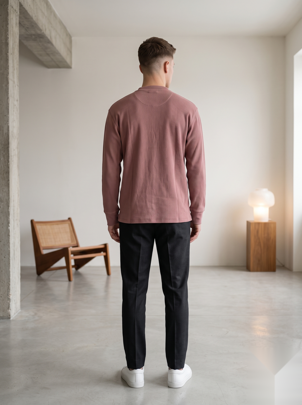 Henley Collar T-shirt