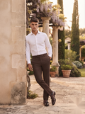 Snipes solid formal pants in classic dark color, tailored fit, and smooth fabric for a polished professional look.