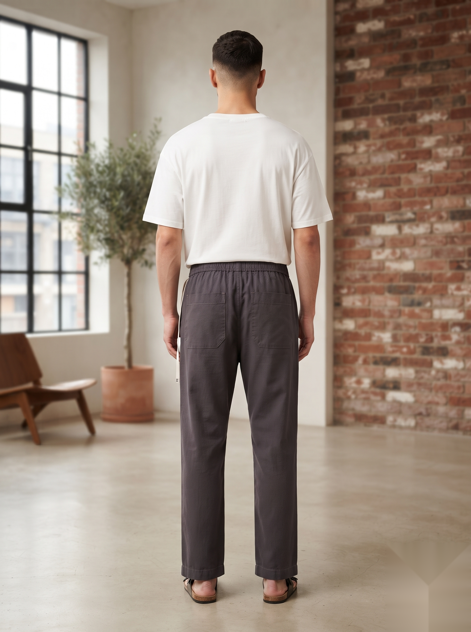 Loose fit-Linen Pant