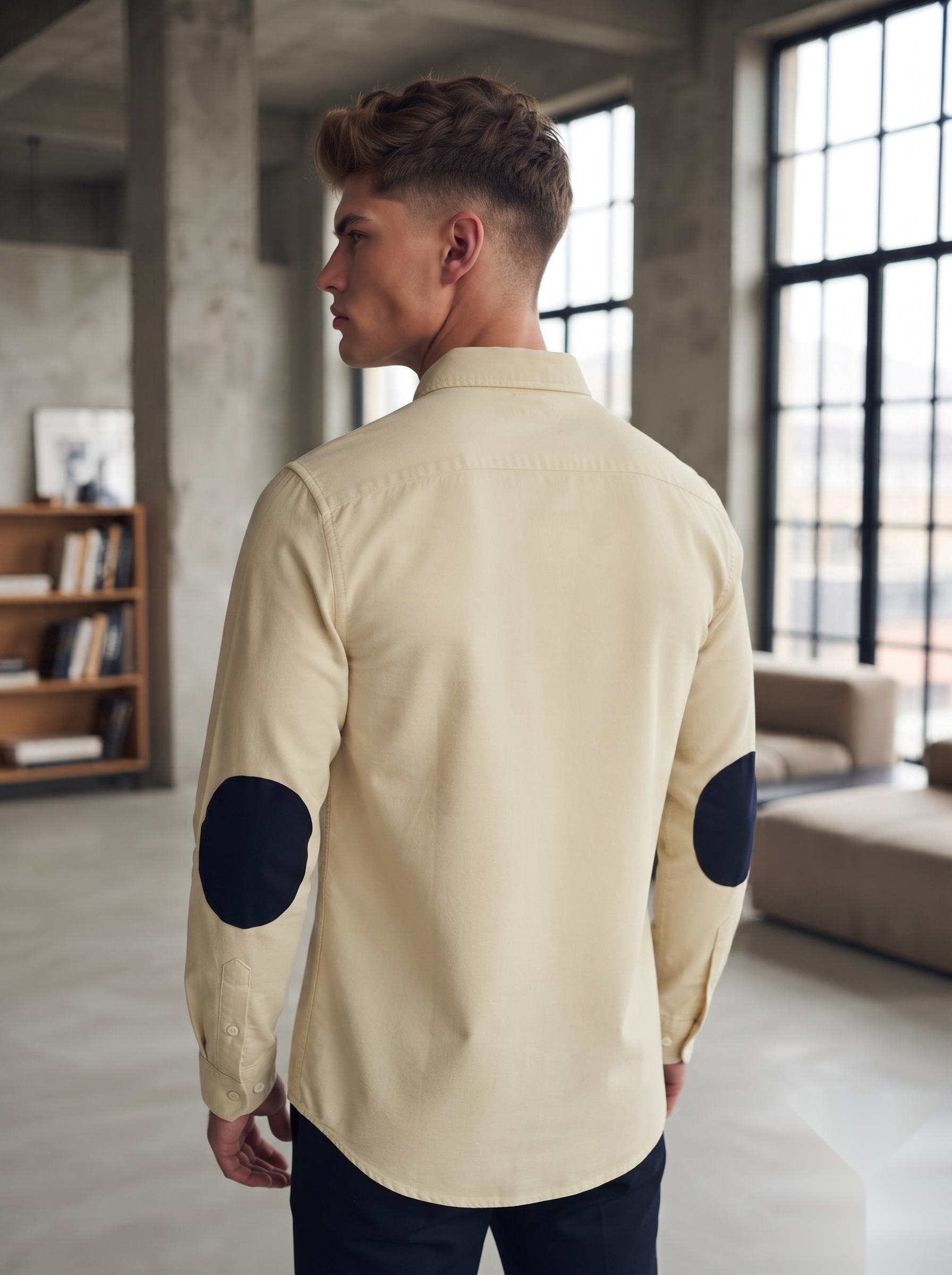 Oxford Elbow-Patch Shirts