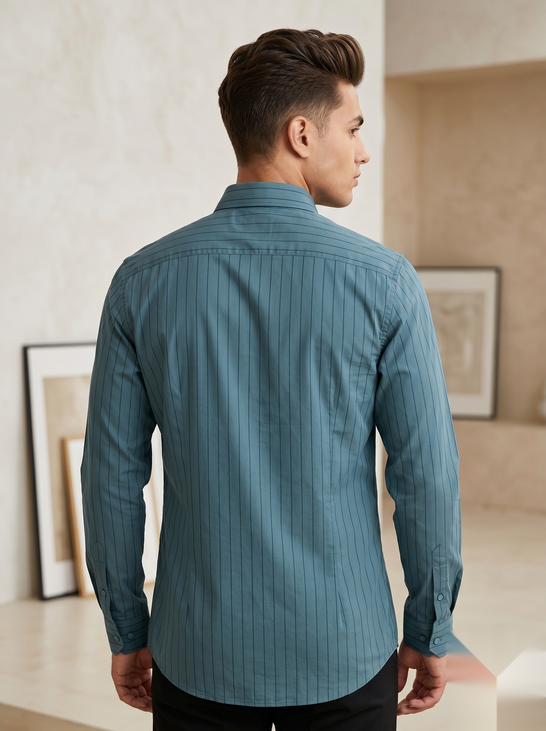 Button-Down Stripes Shirt