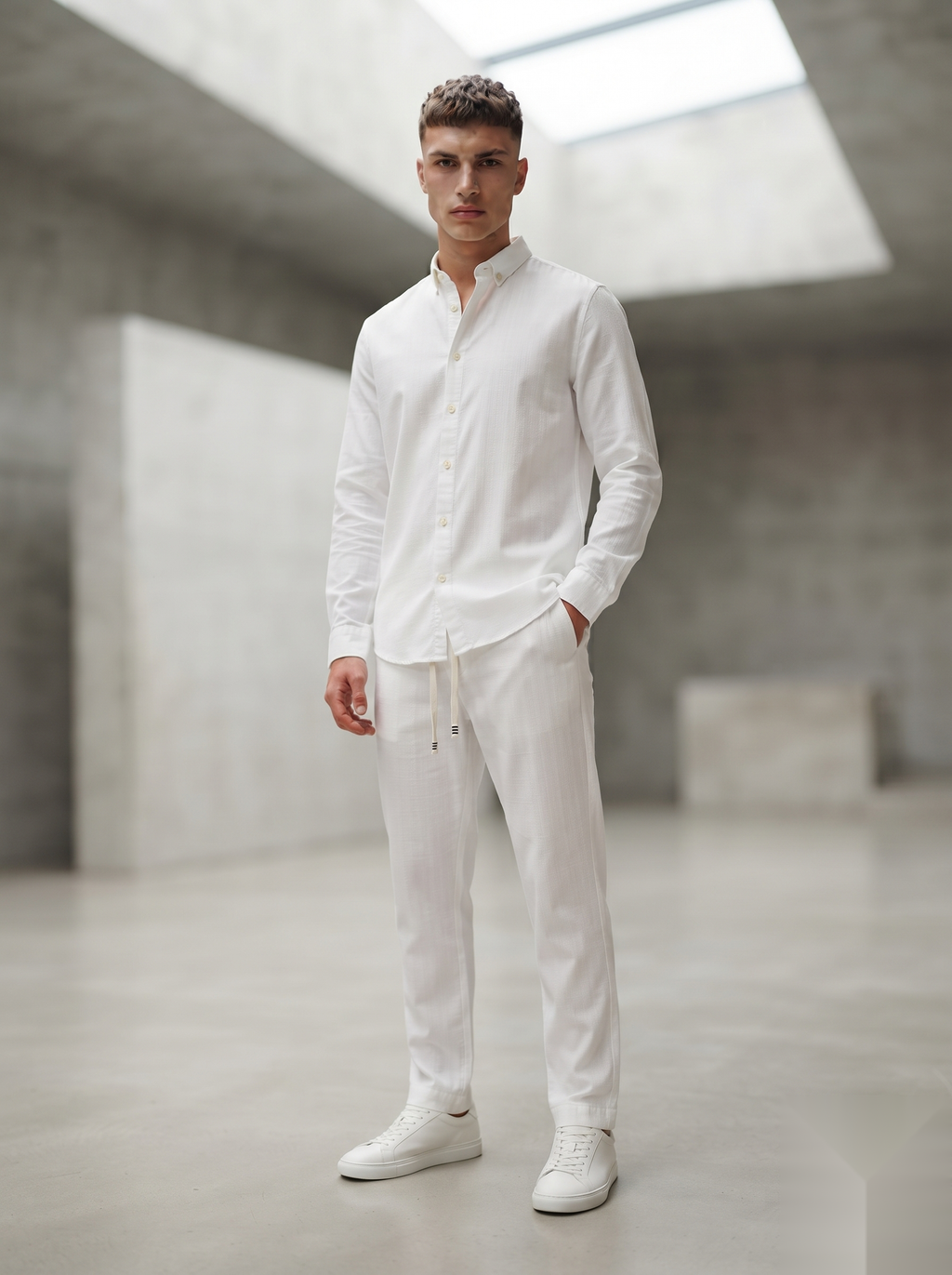 Snipes Co-ord set - White