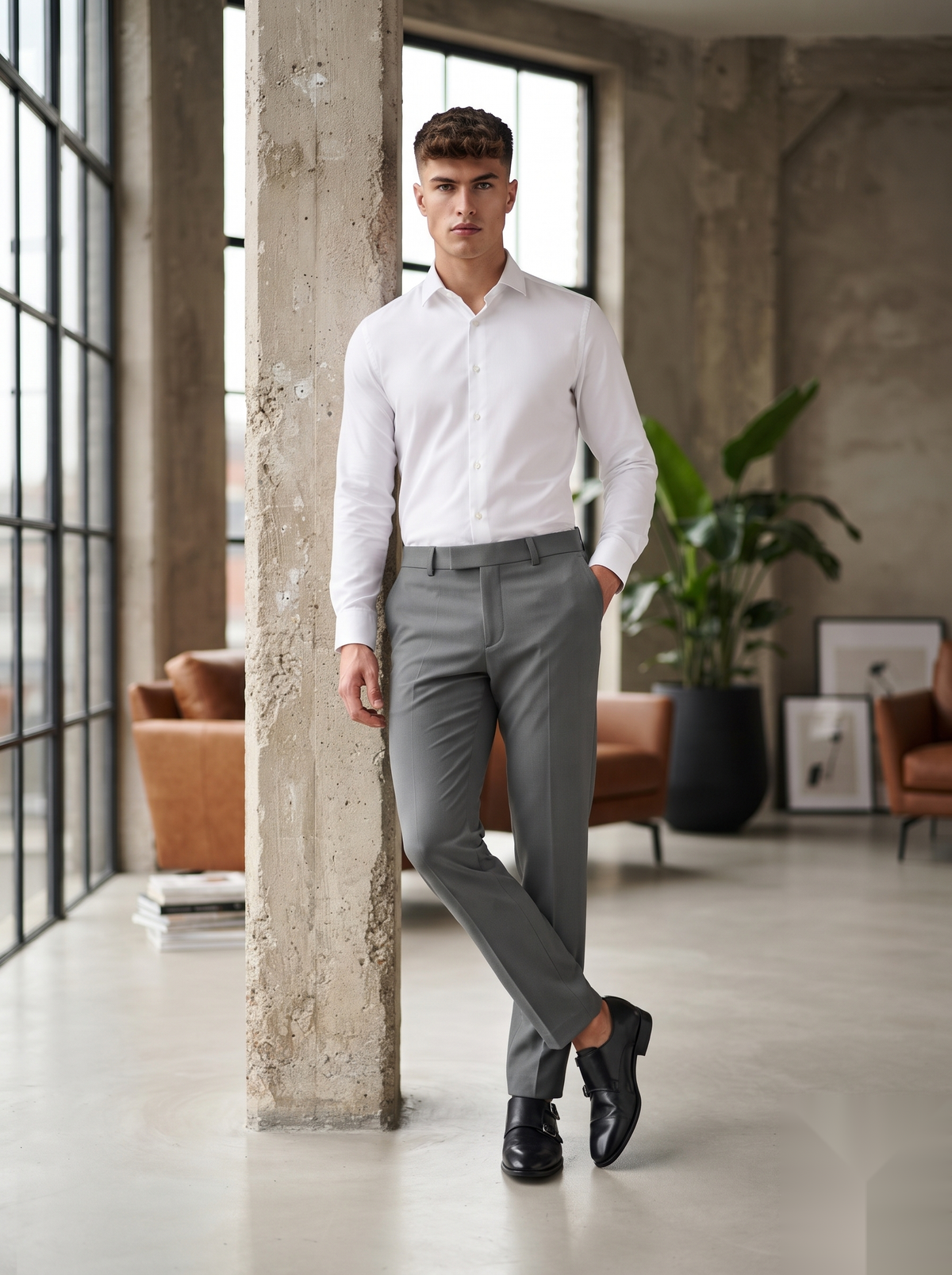 Snipes Lachka Fabric formal pants with a tailored fit, featuring a classic design and neutral color for professional attire.