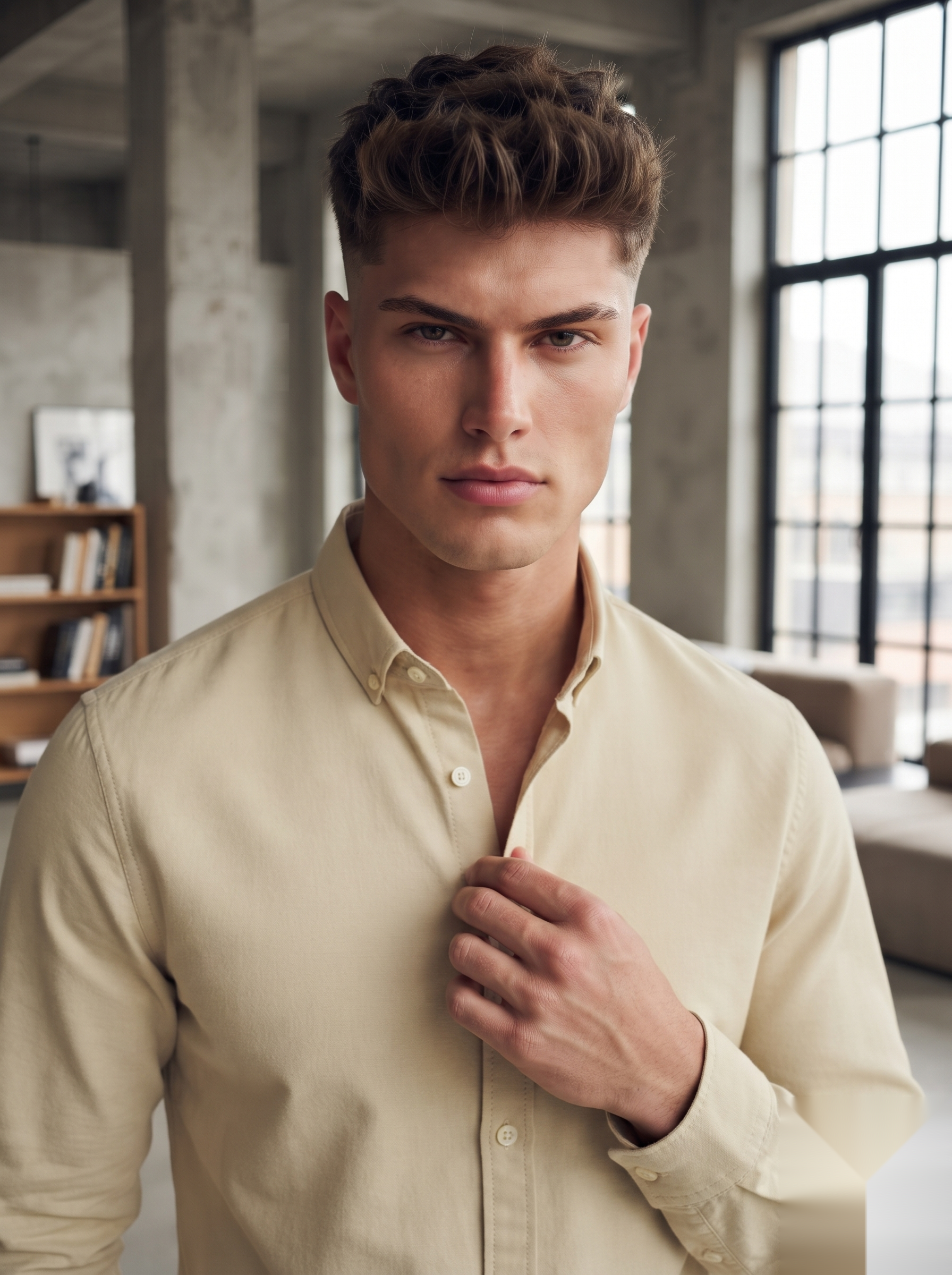 Oxford Elbow-Patch Shirts