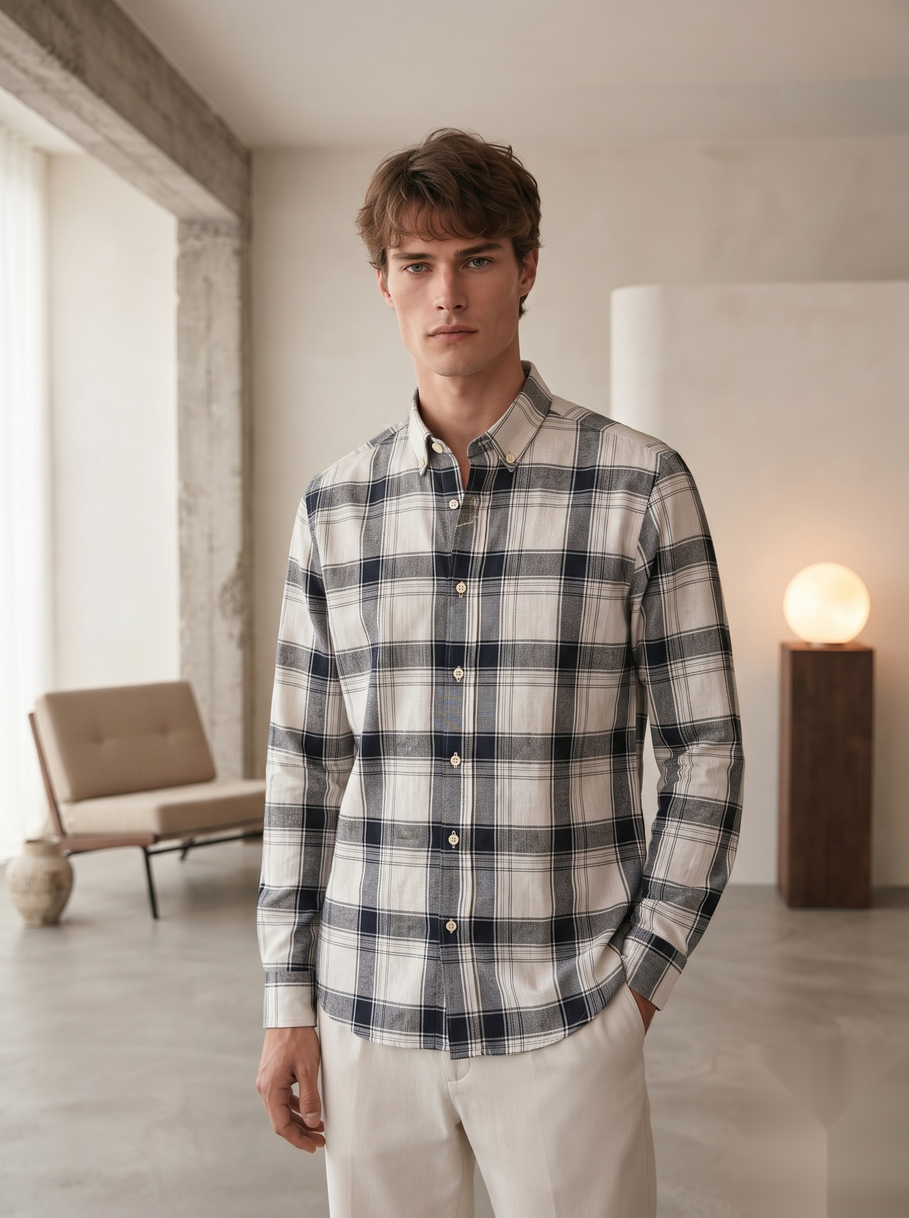 Brushed Checked Shirts