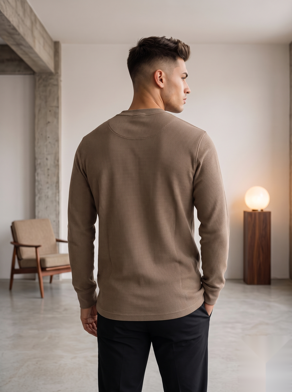 Henley Collar T-shirt
