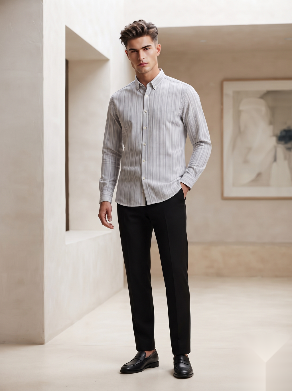 Stripes Linen Shirt