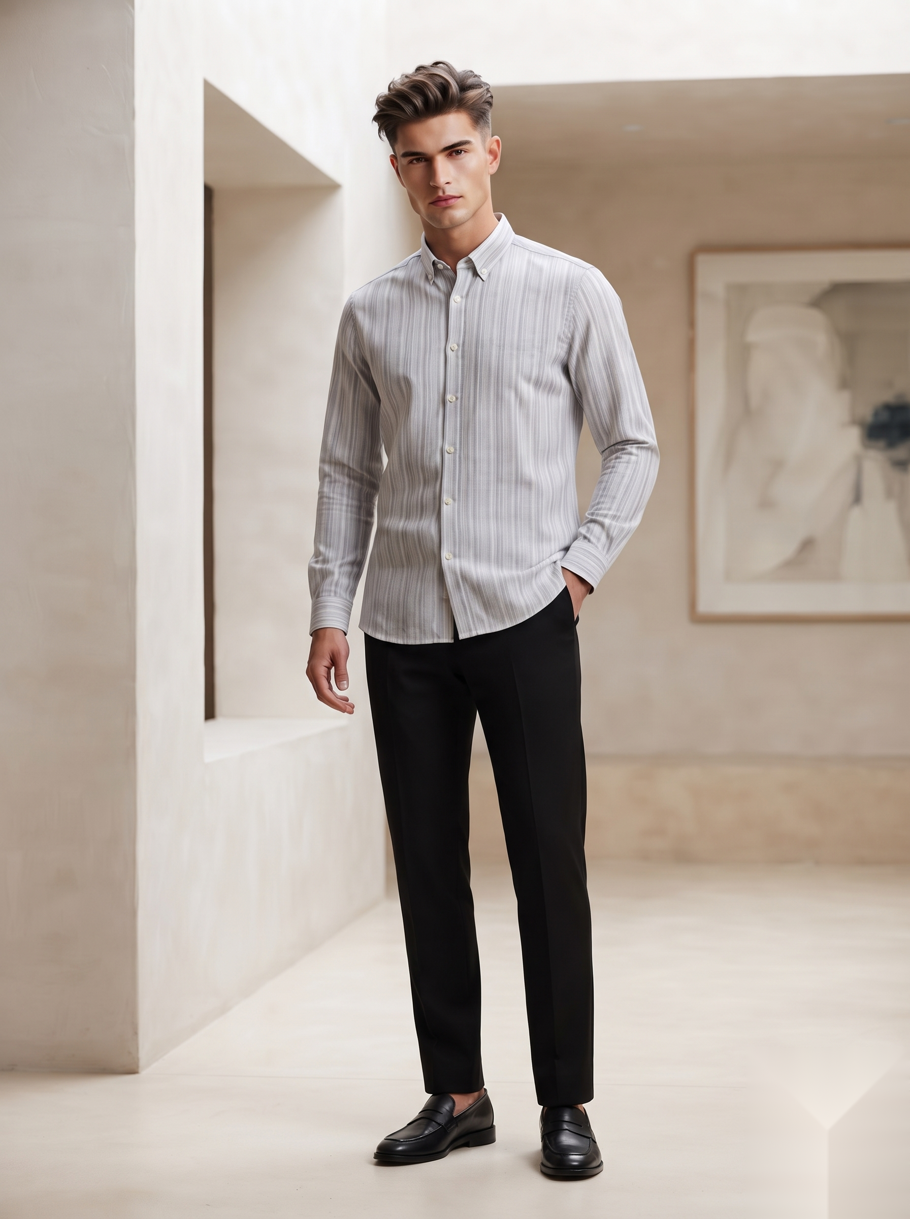 Stripes Linen Shirt