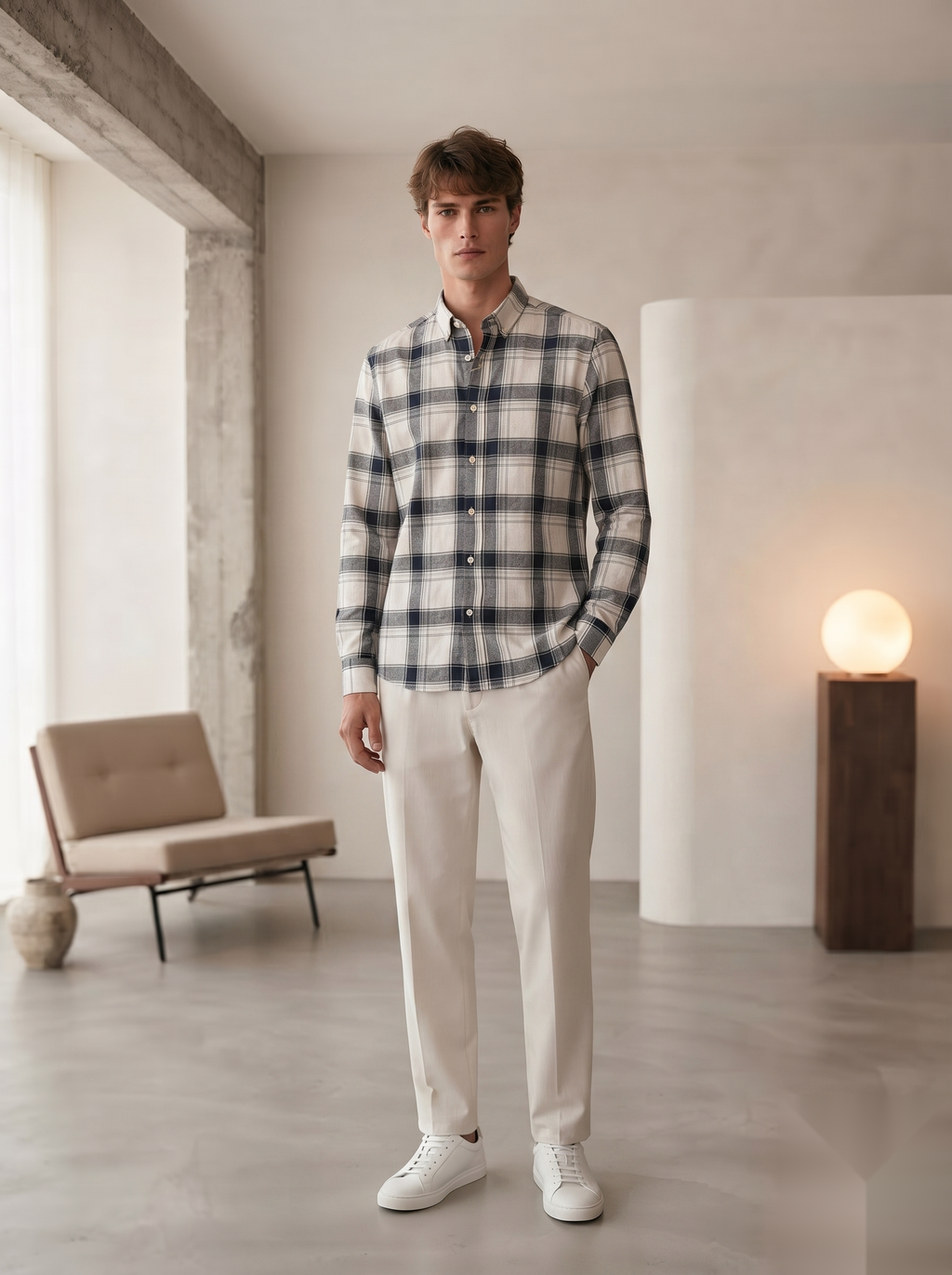 Brushed Checked Shirts