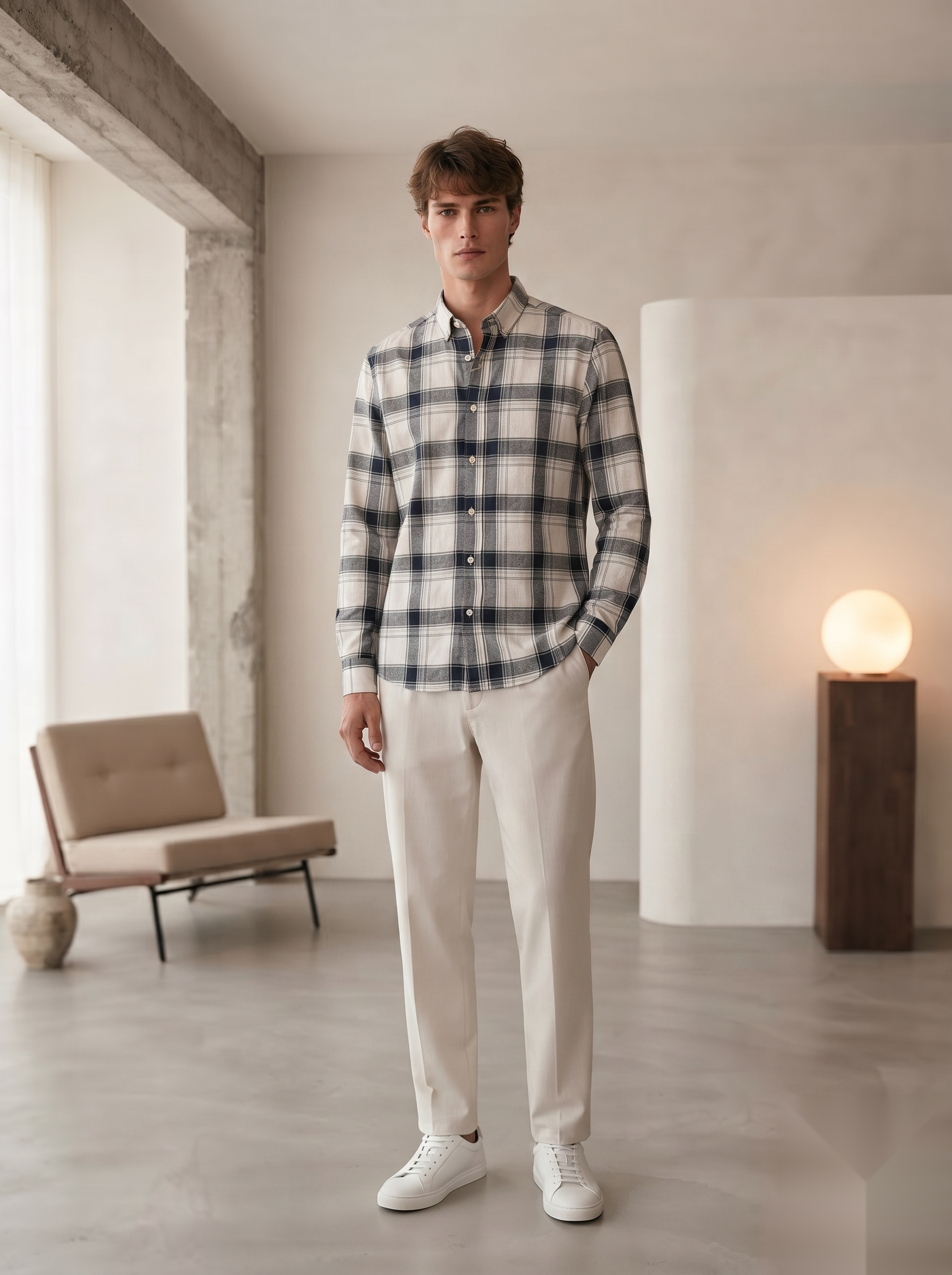 Brushed Checked Shirts