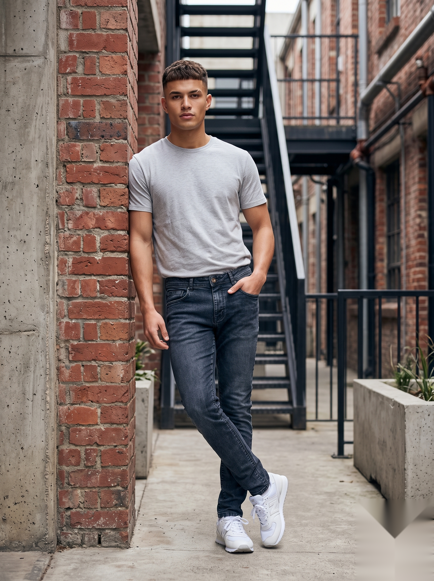 Snipes narrow fit denim jeans displayed on a hanger, showcasing the slim silhouette and classic denim texture.