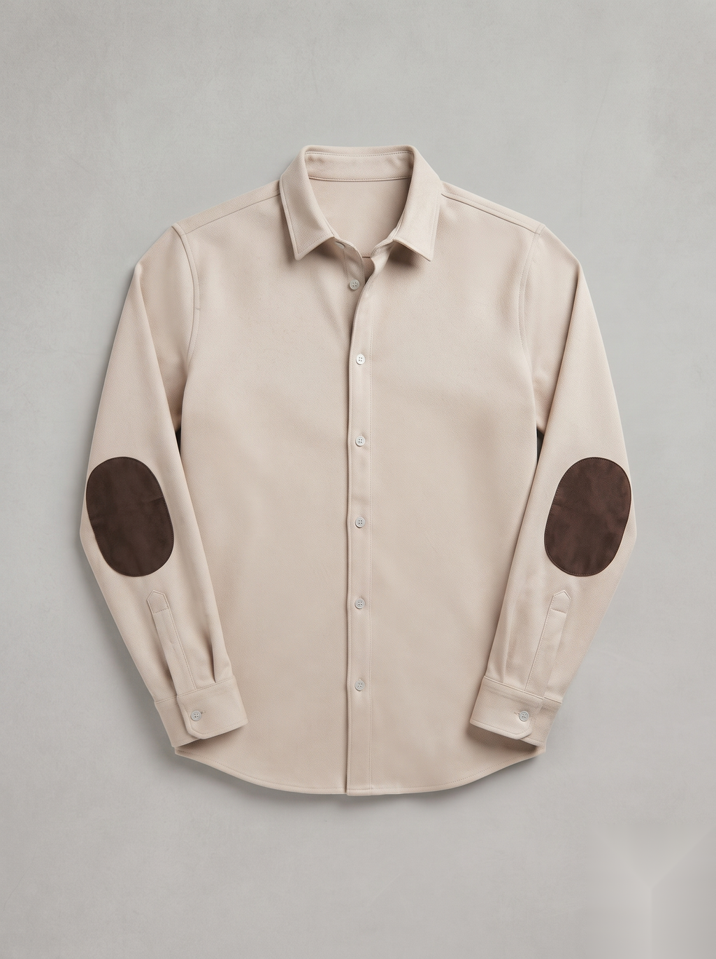 Suede Elbow Patch Shirts