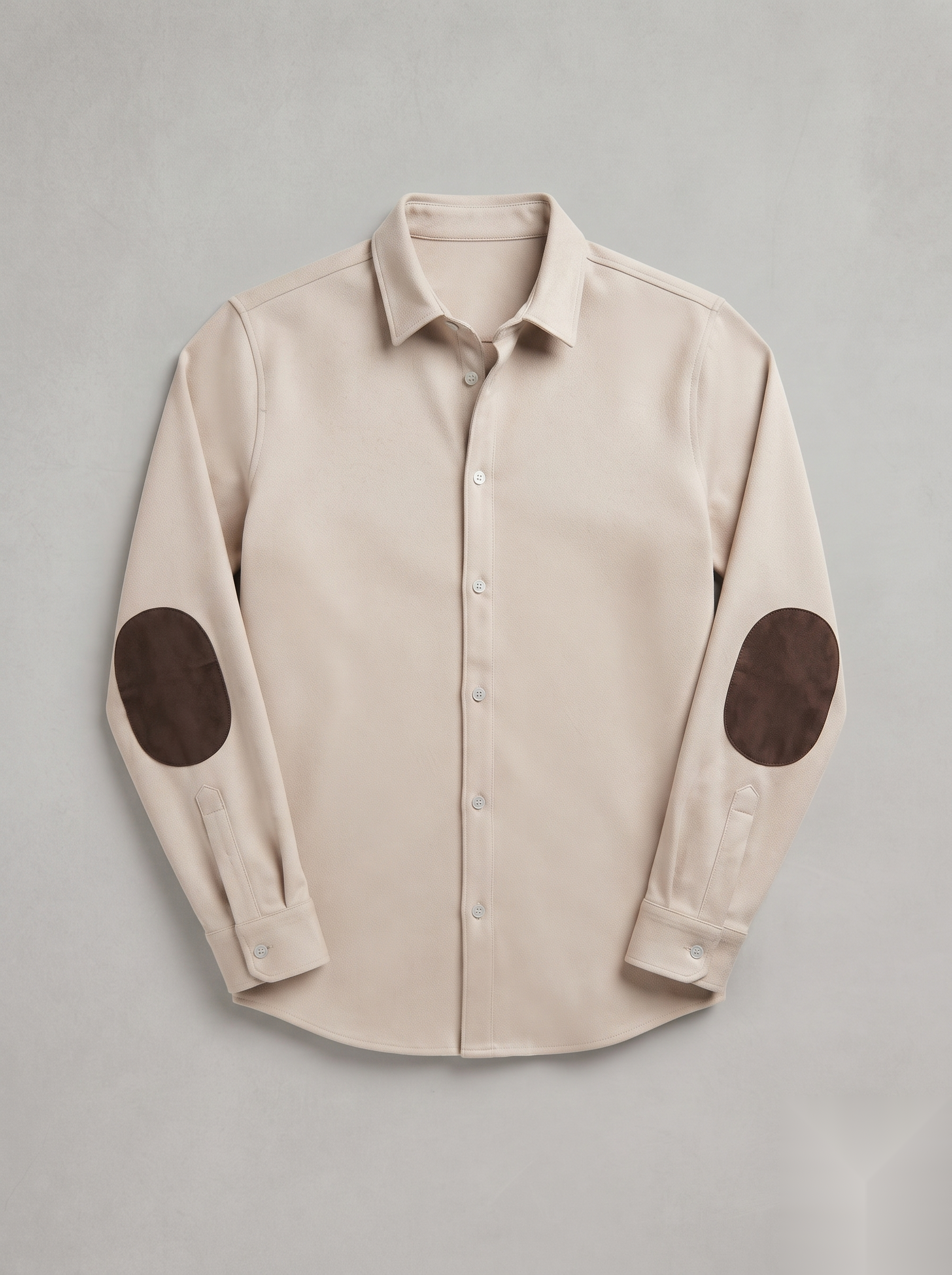 Suede Elbow Patch Shirts