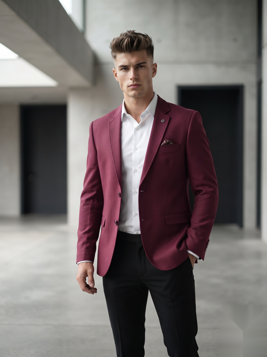Maroon Blazer