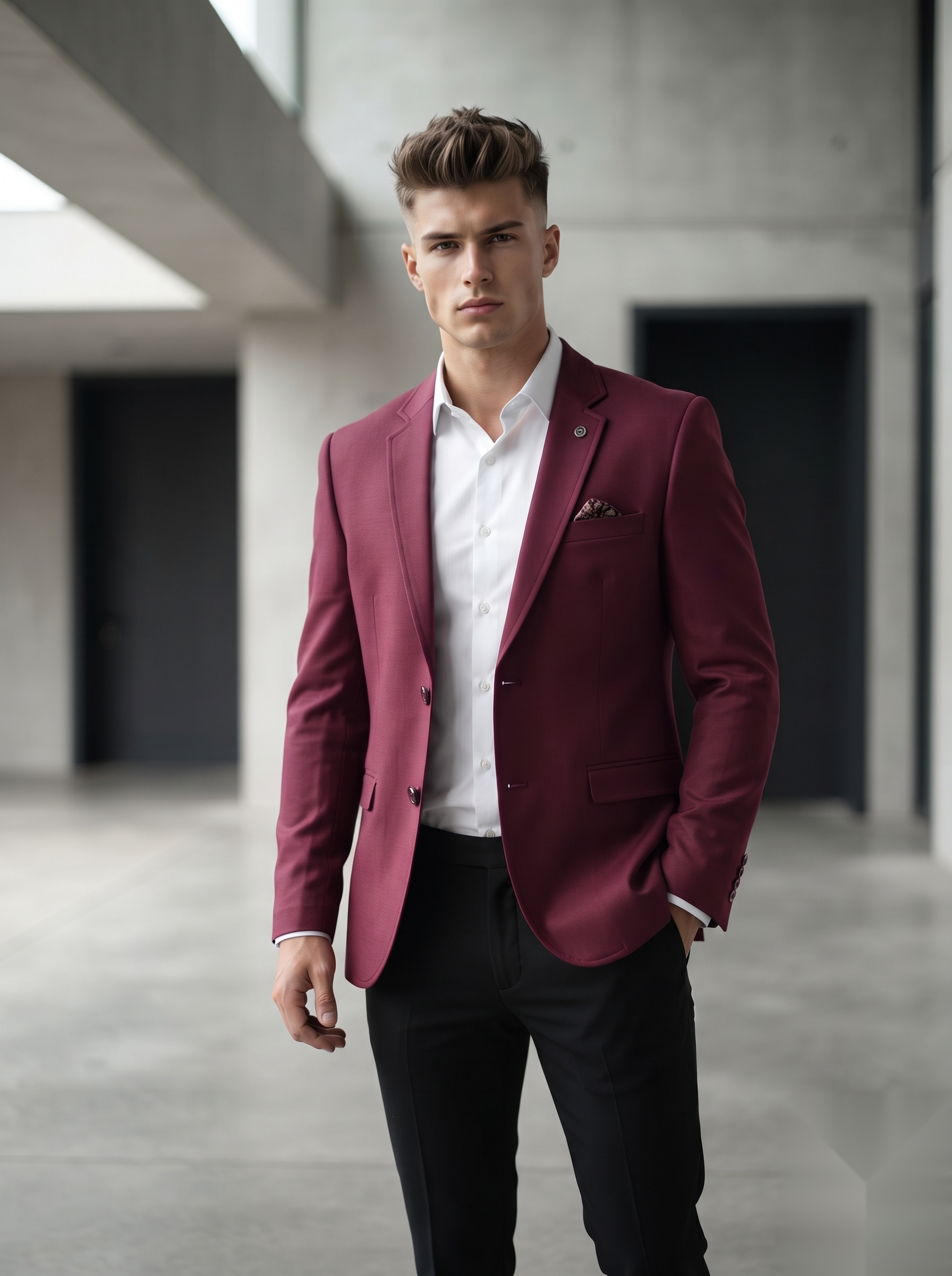 Maroon Blazer