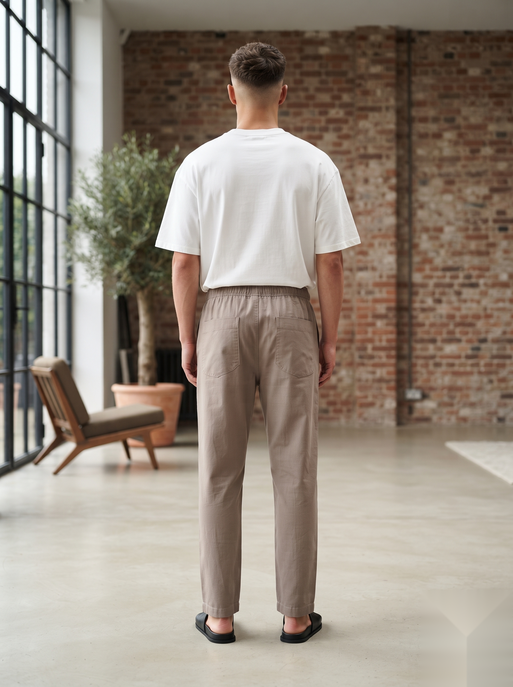 Loose fit-Linen Pant