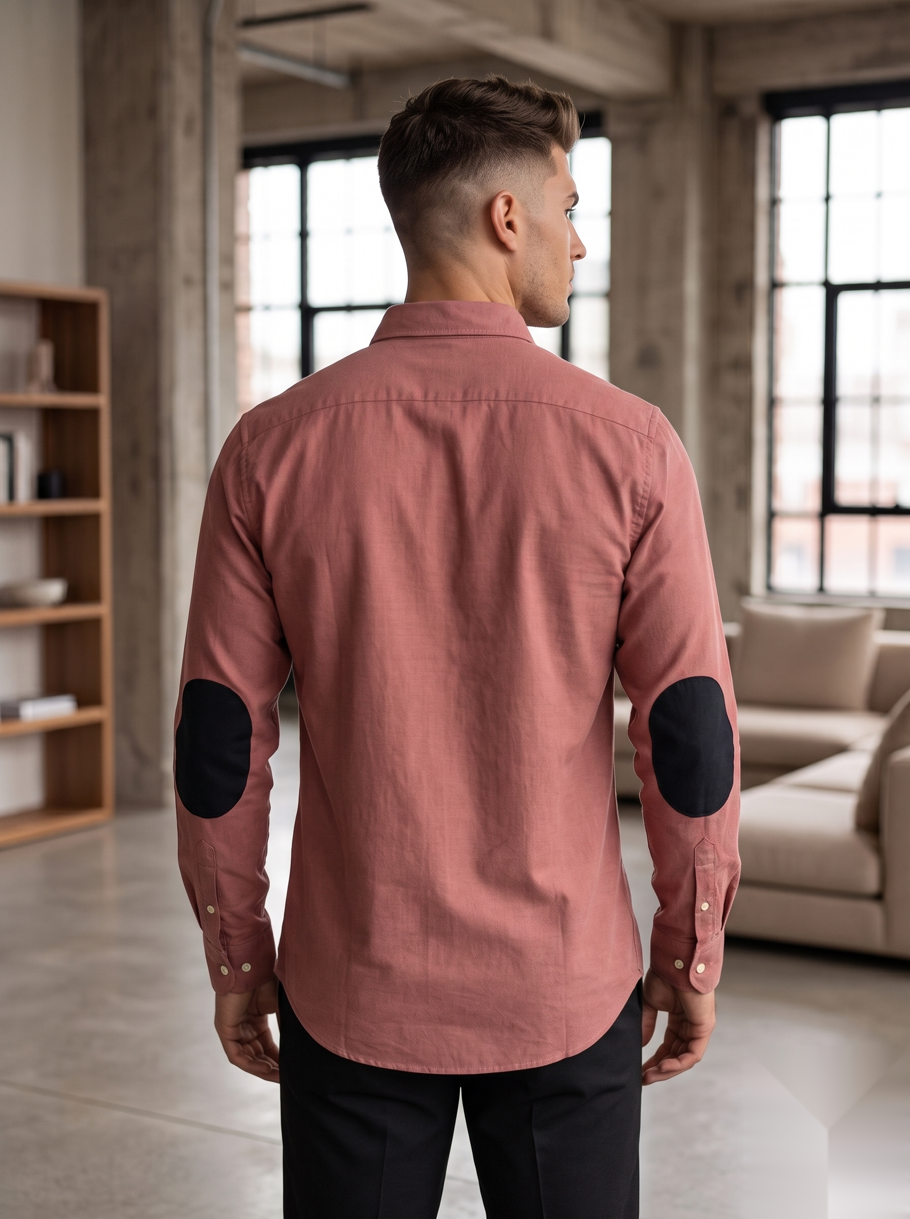 Oxford Elbow-Patch Shirts