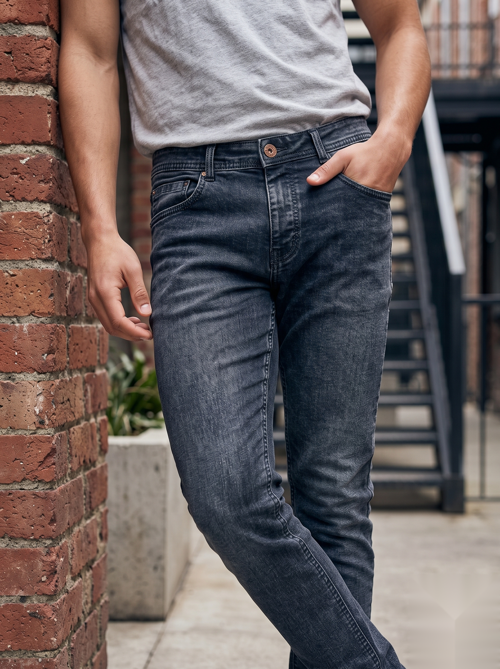 Narrow Fit-Denims