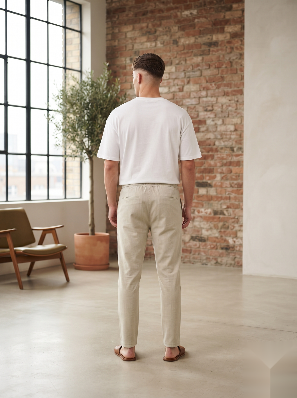 Drawstring - Linen Pant