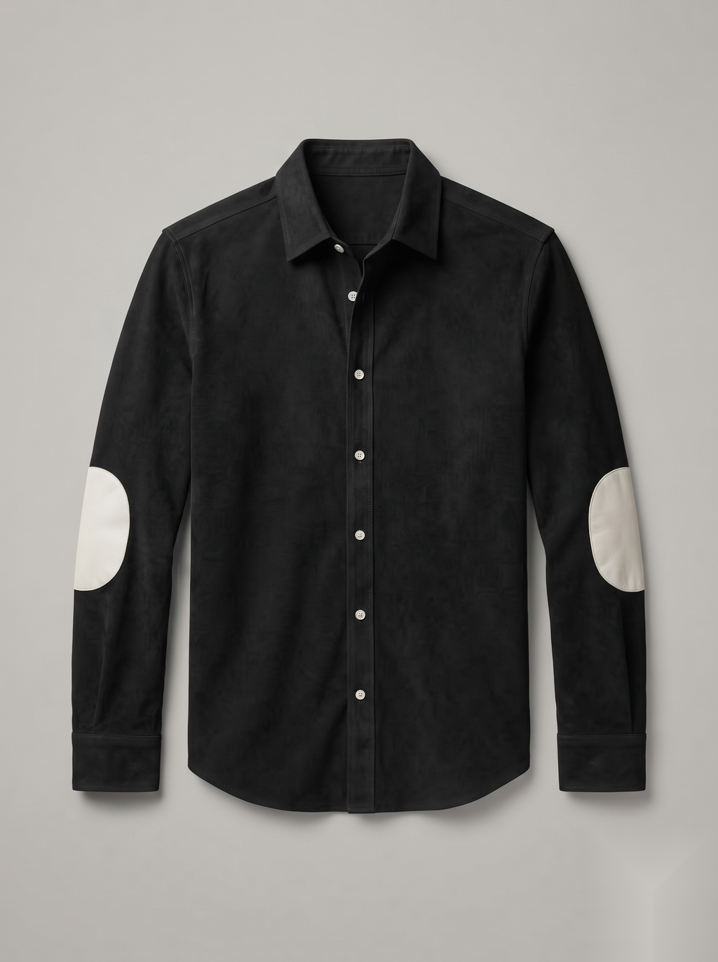 Suede Elbow Patch Shirts