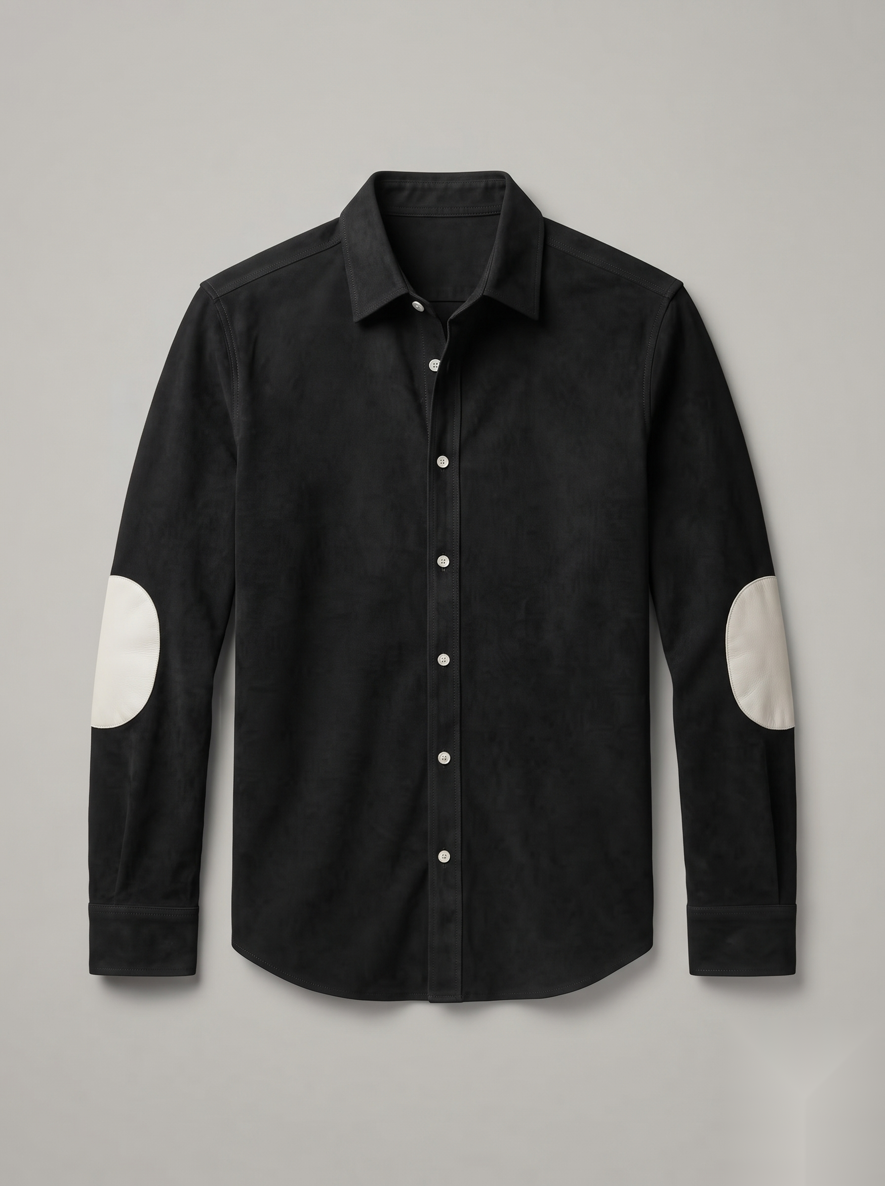 Suede Elbow Patch Shirts