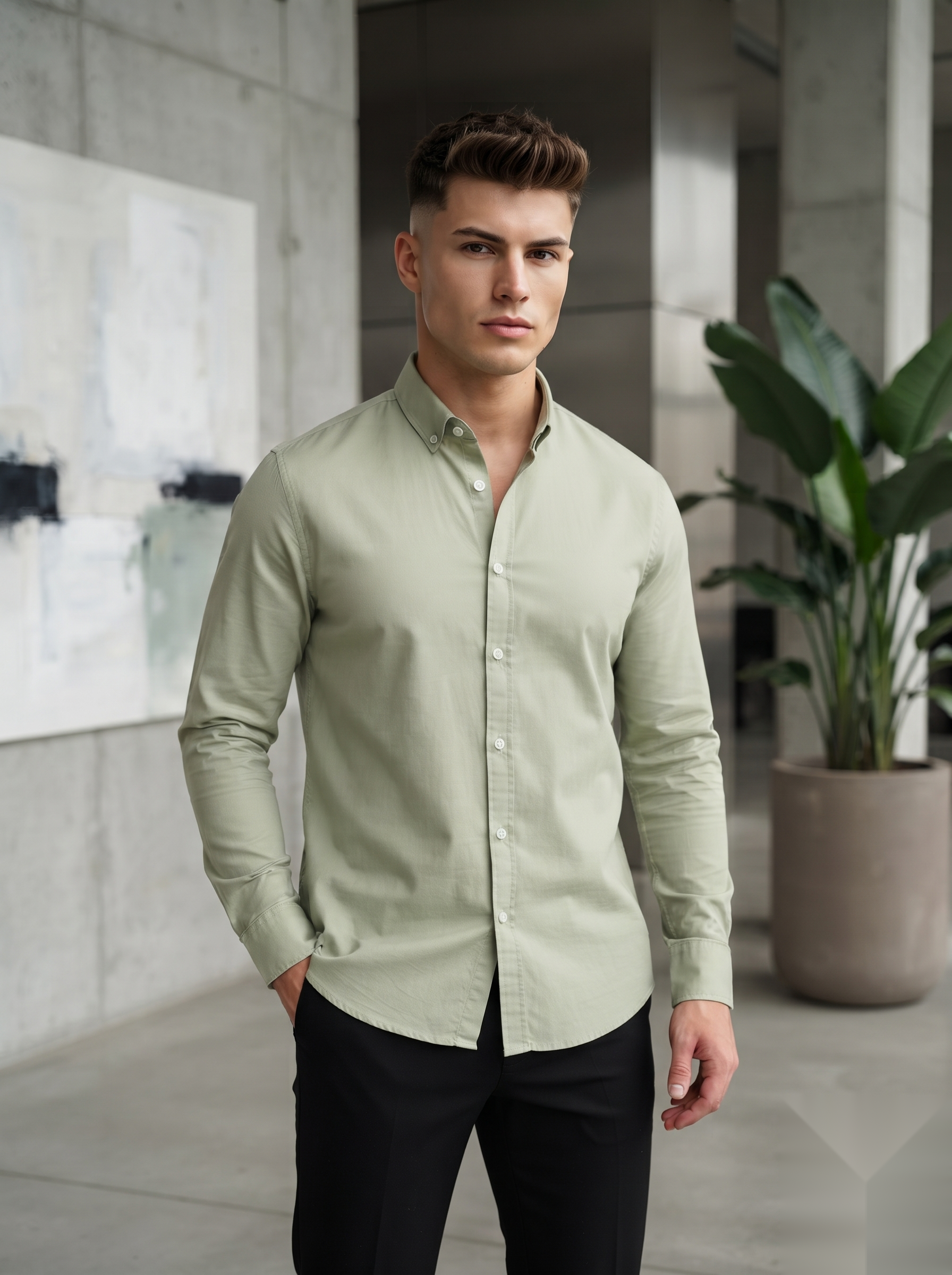 Elbow-Patch Shirts