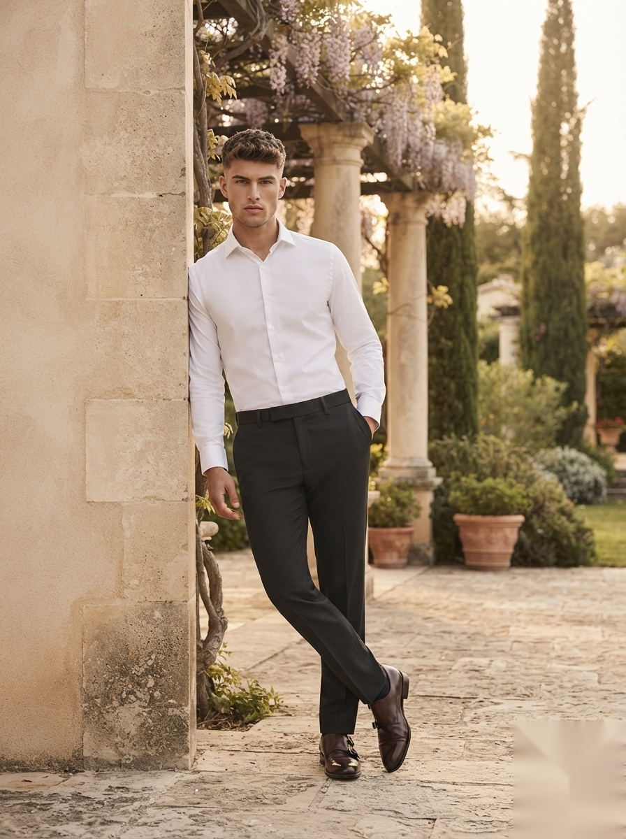 Solid Formal Pants