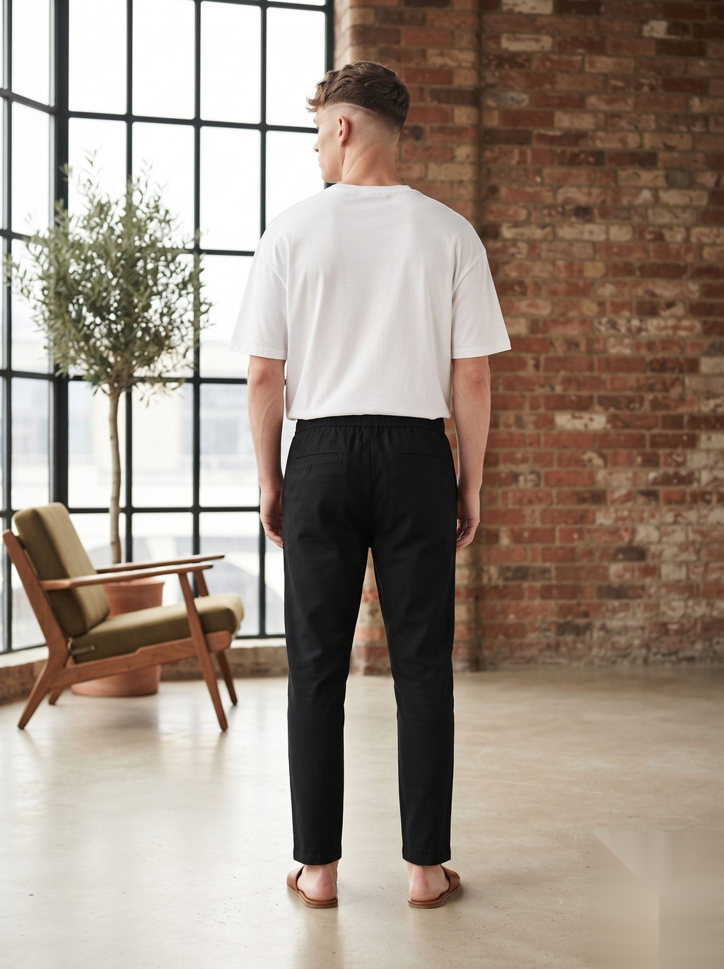 Drawstring - Linen Pant