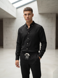 Linen Co-ord set - Black