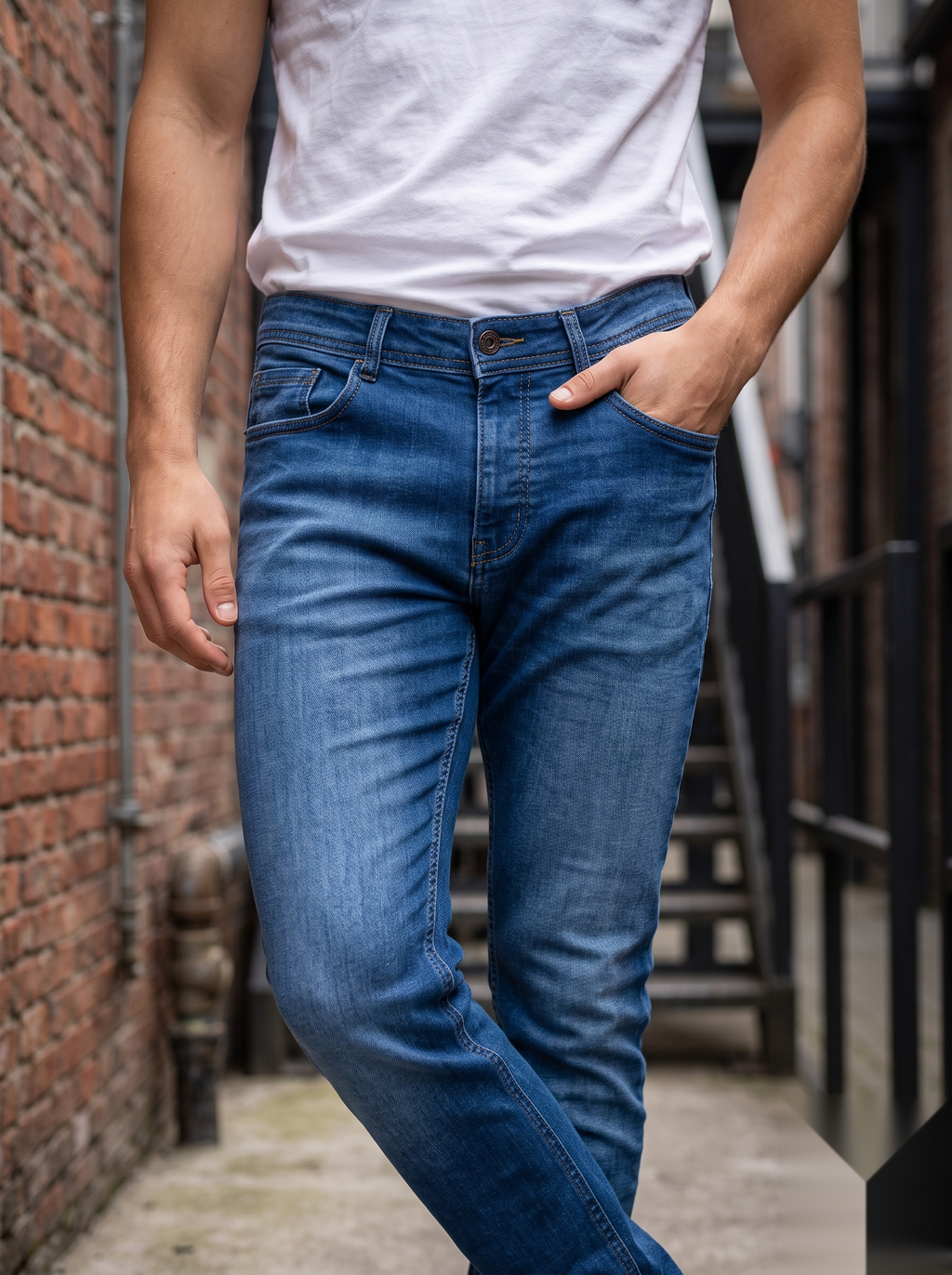 Narrow Fit-Denims