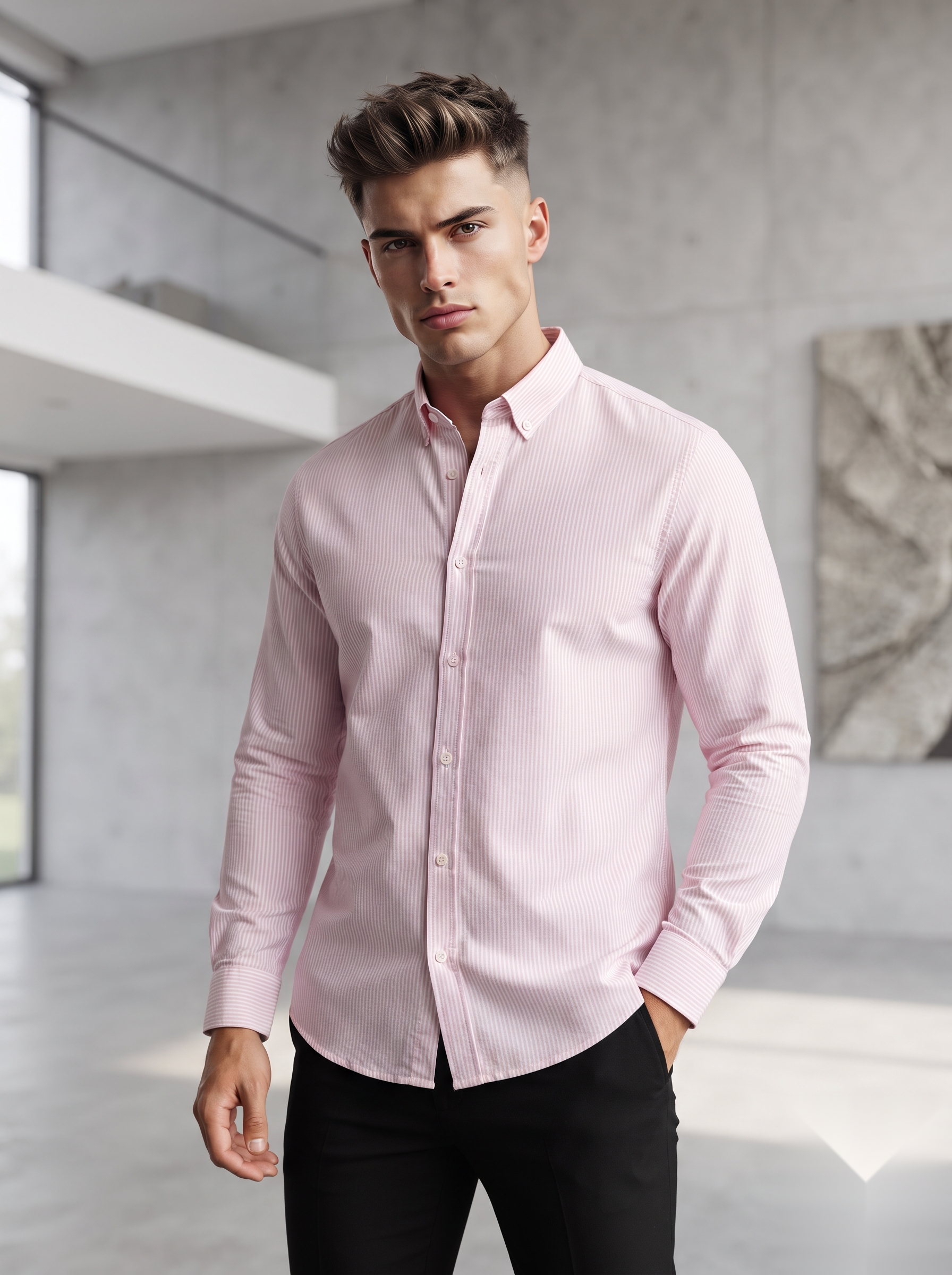 Linen Stripes Shirt